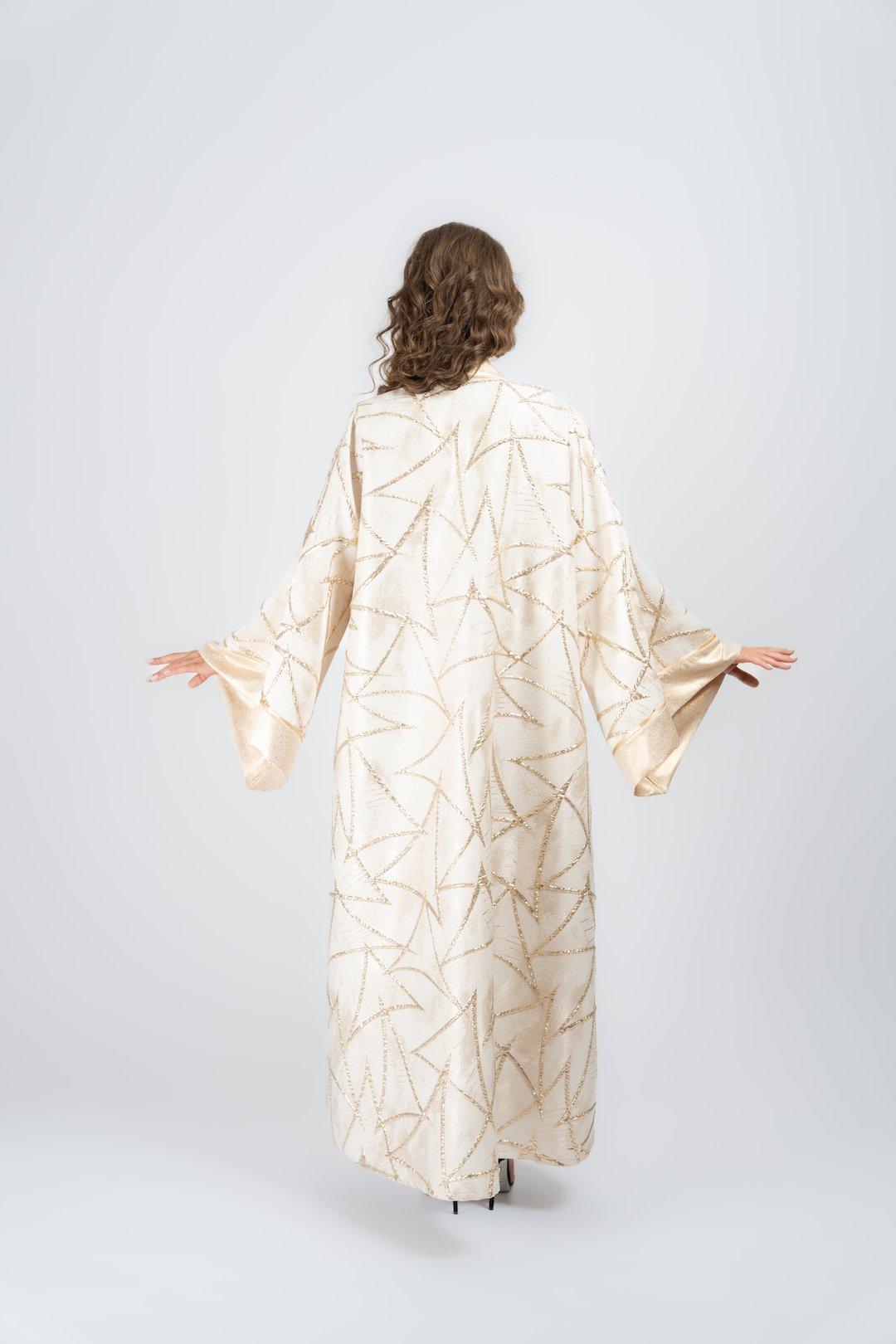 Anthropologie Kaftan, Blue-White, A515_010, large image number 3