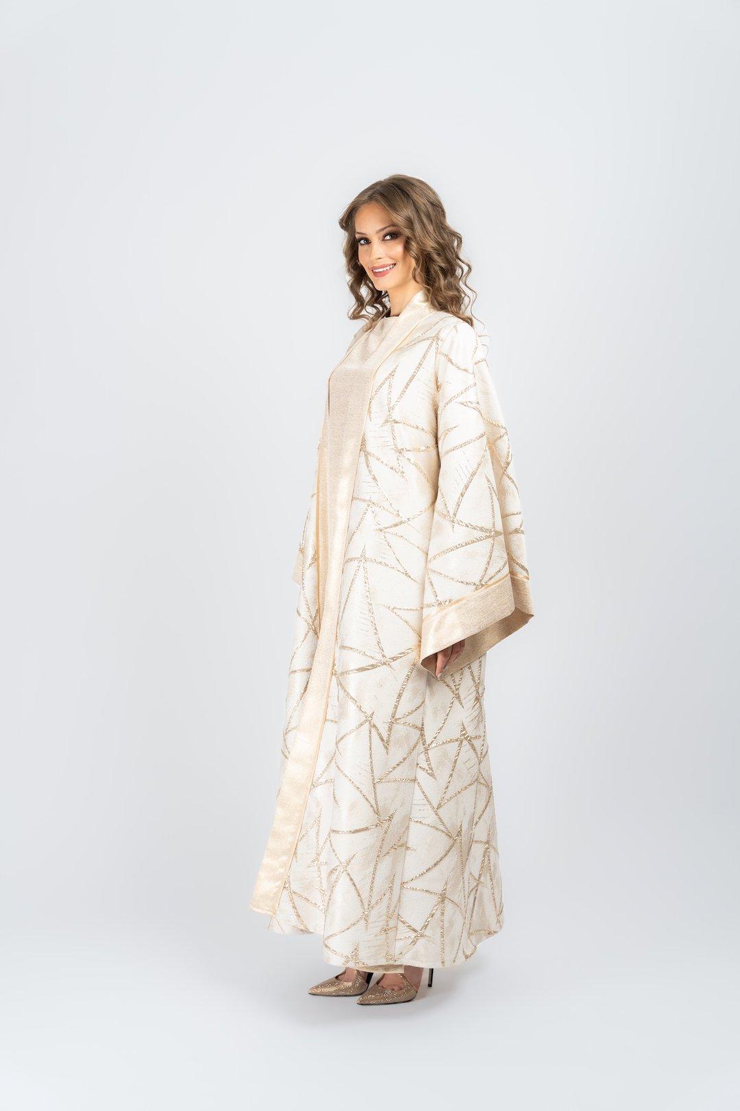 Anthropologie Kaftan, Blue-White, A515_010, large image number 7