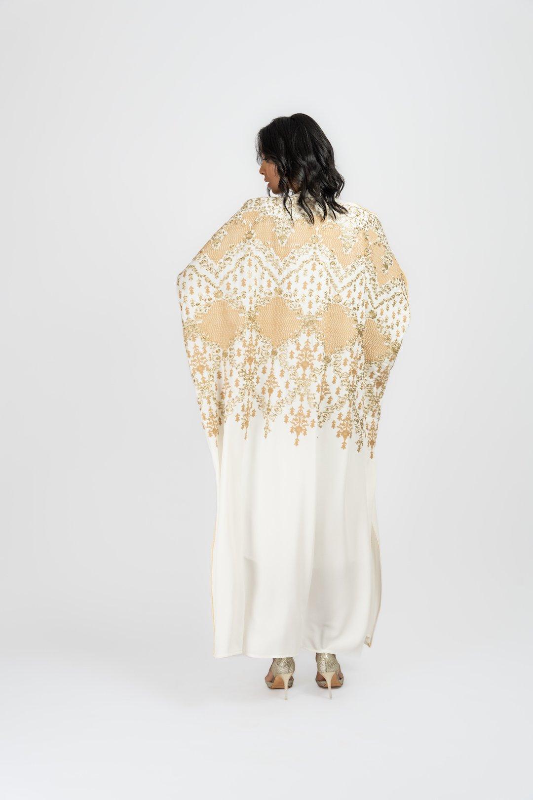 Evanescent Kaftan, White, A515_010, large image number 2