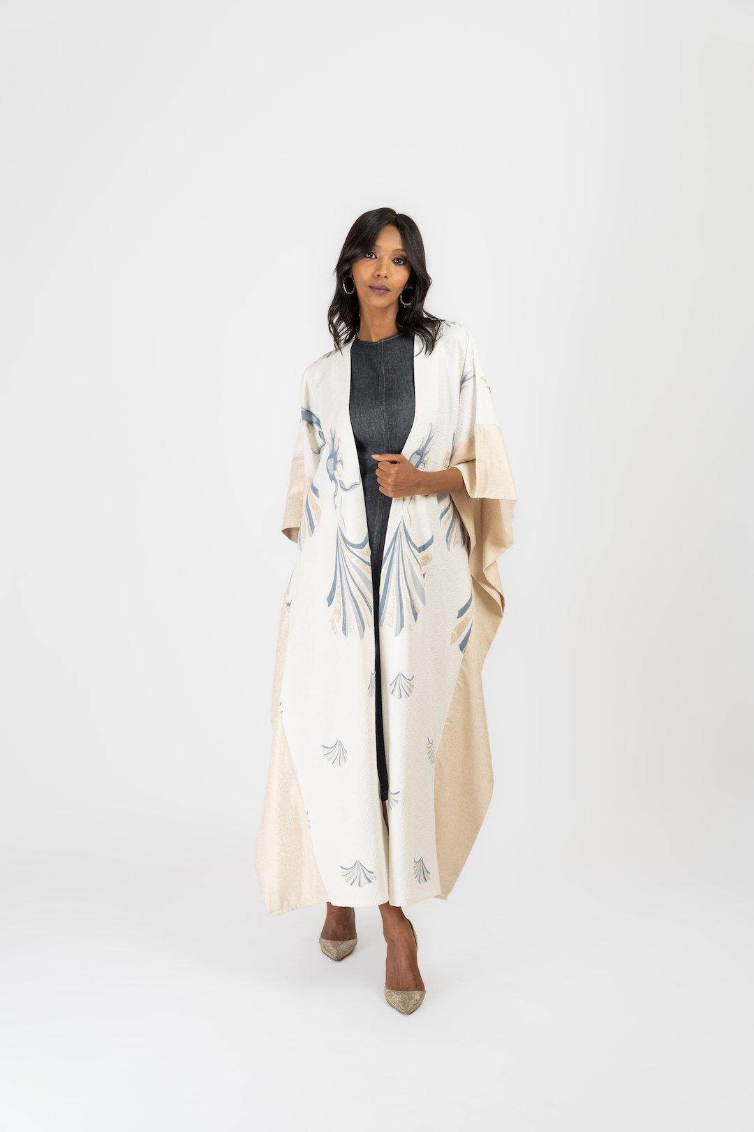 Anthropologie Fiora Kaftan, Turquoise, A515_049, large image number 0
