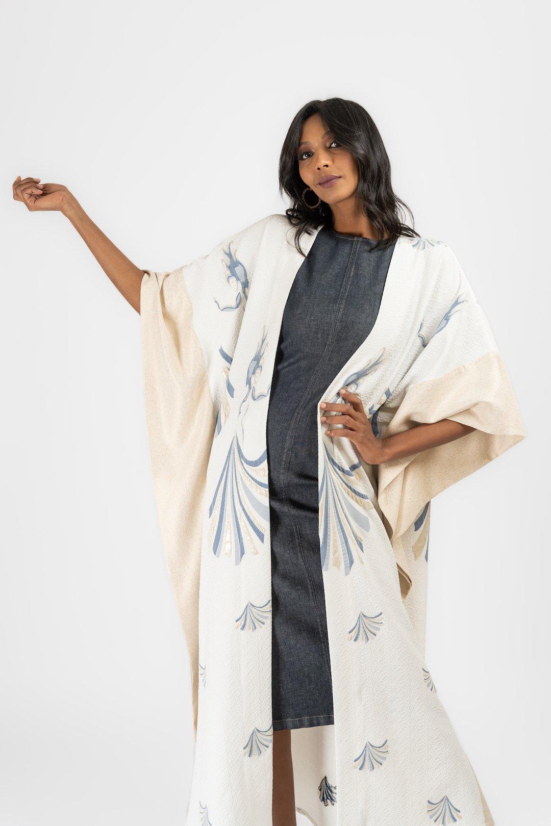 Anthropologie Fiora Kaftan, Turquoise, A515_049, large image number 2