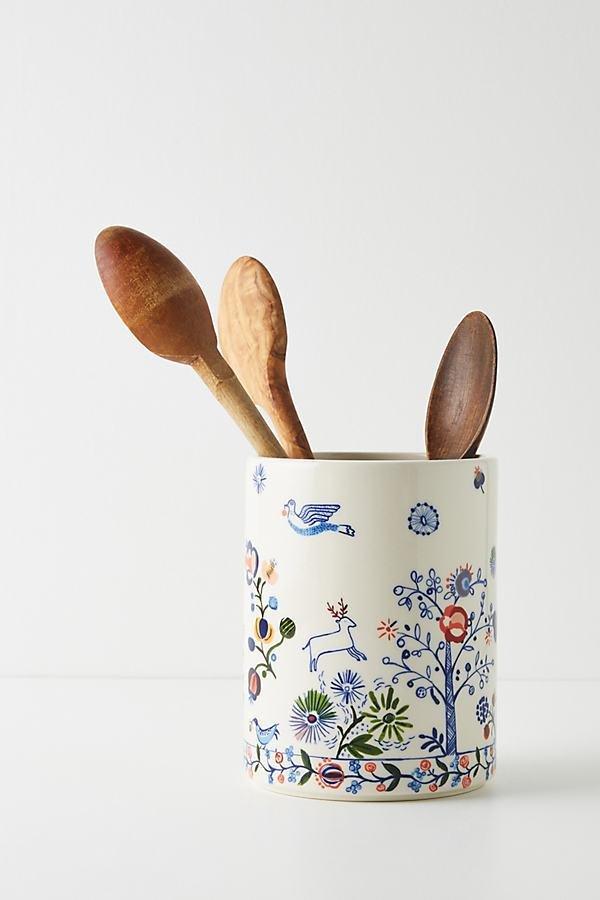 Anthropologie - A Marian Utensil Jar, Multicolour