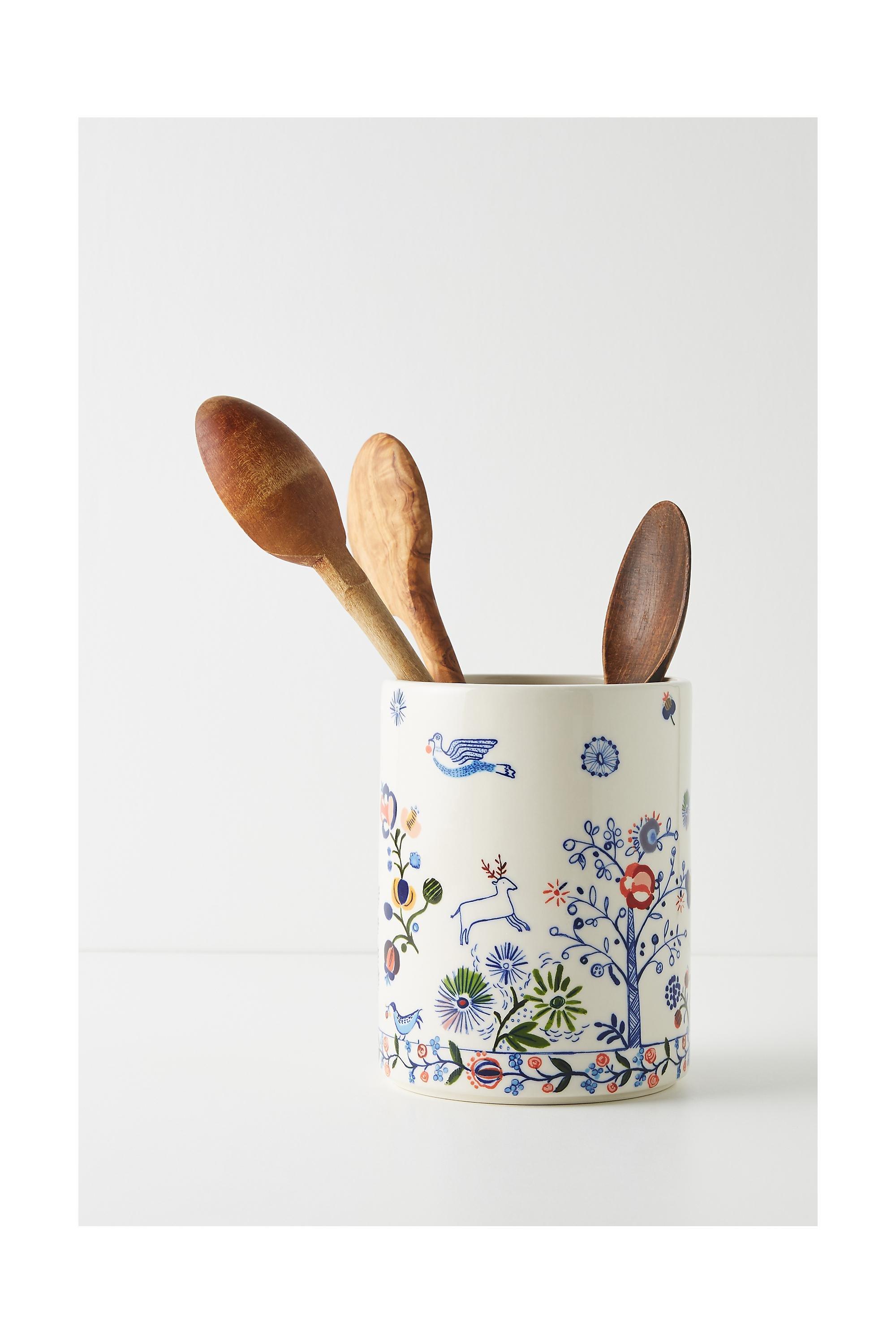 Anthropologie - A Marian Utensil Jar, Multicolour