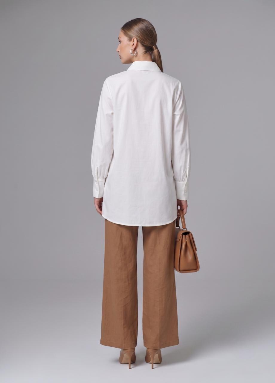 Strass Shirt, White, A537_251, large image number 1