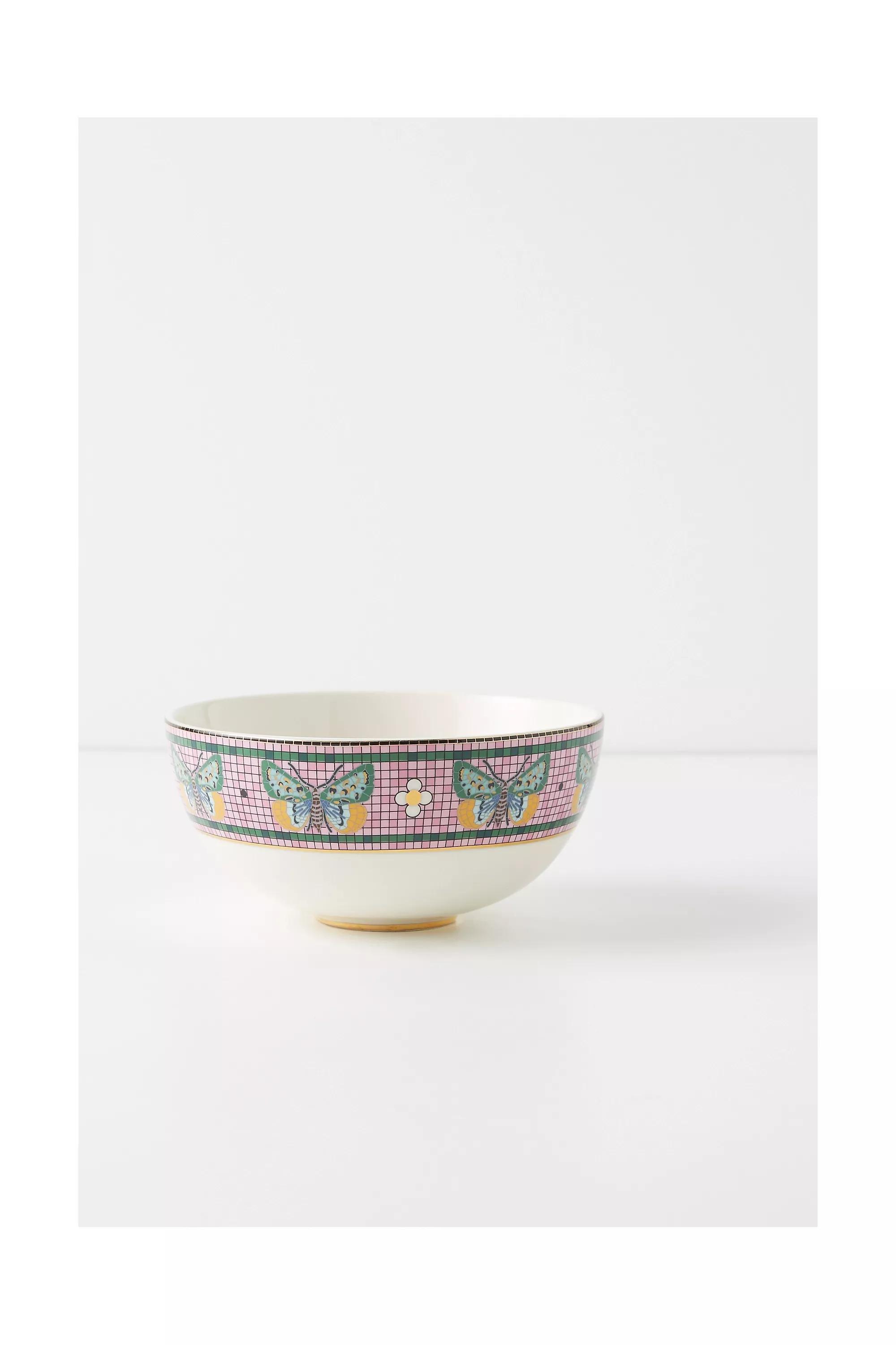 Garden Tile Bowl, Pink, A501_0066, large image number 0