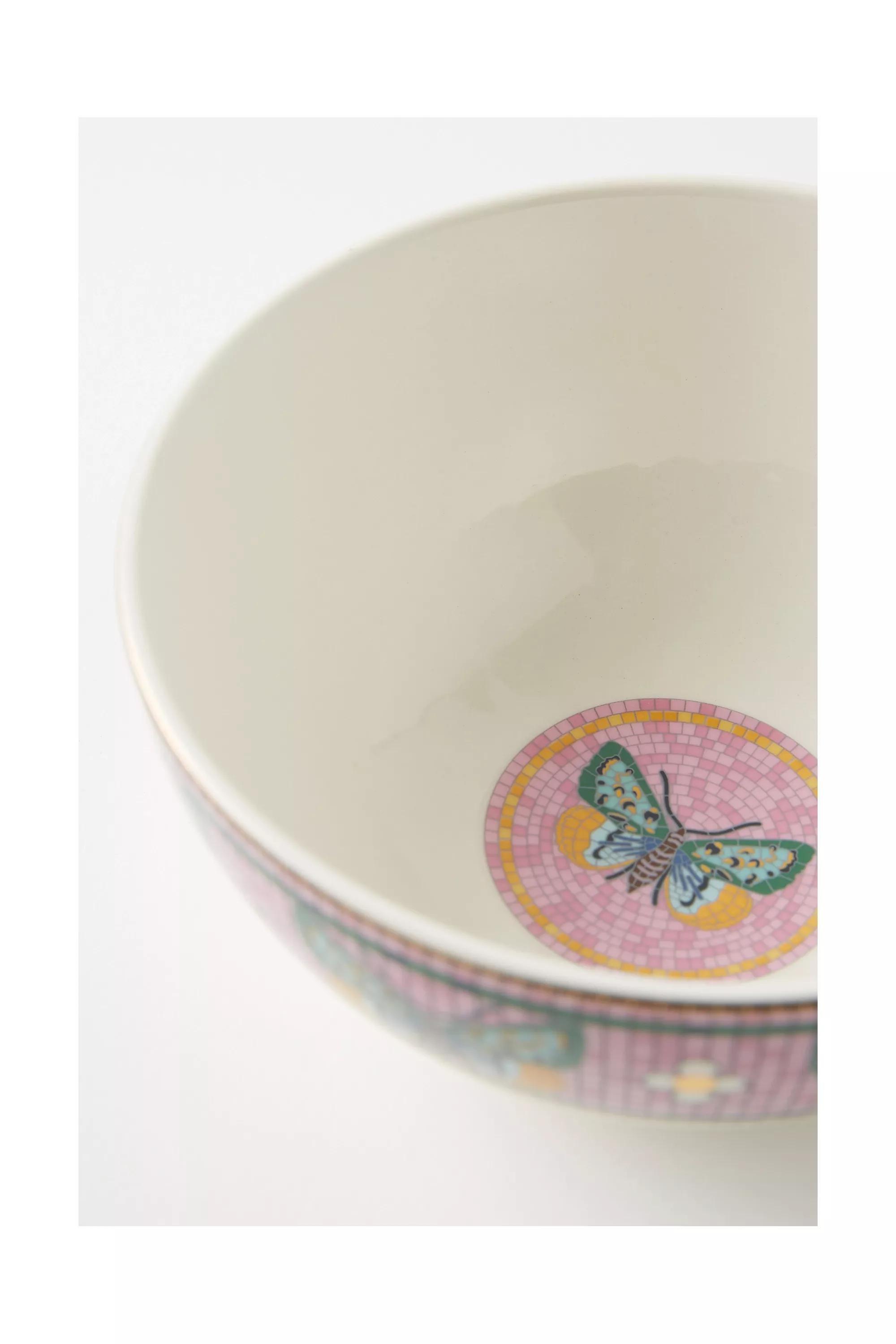 Garden Tile Bowl, Pink, A501_0066, large image number 1