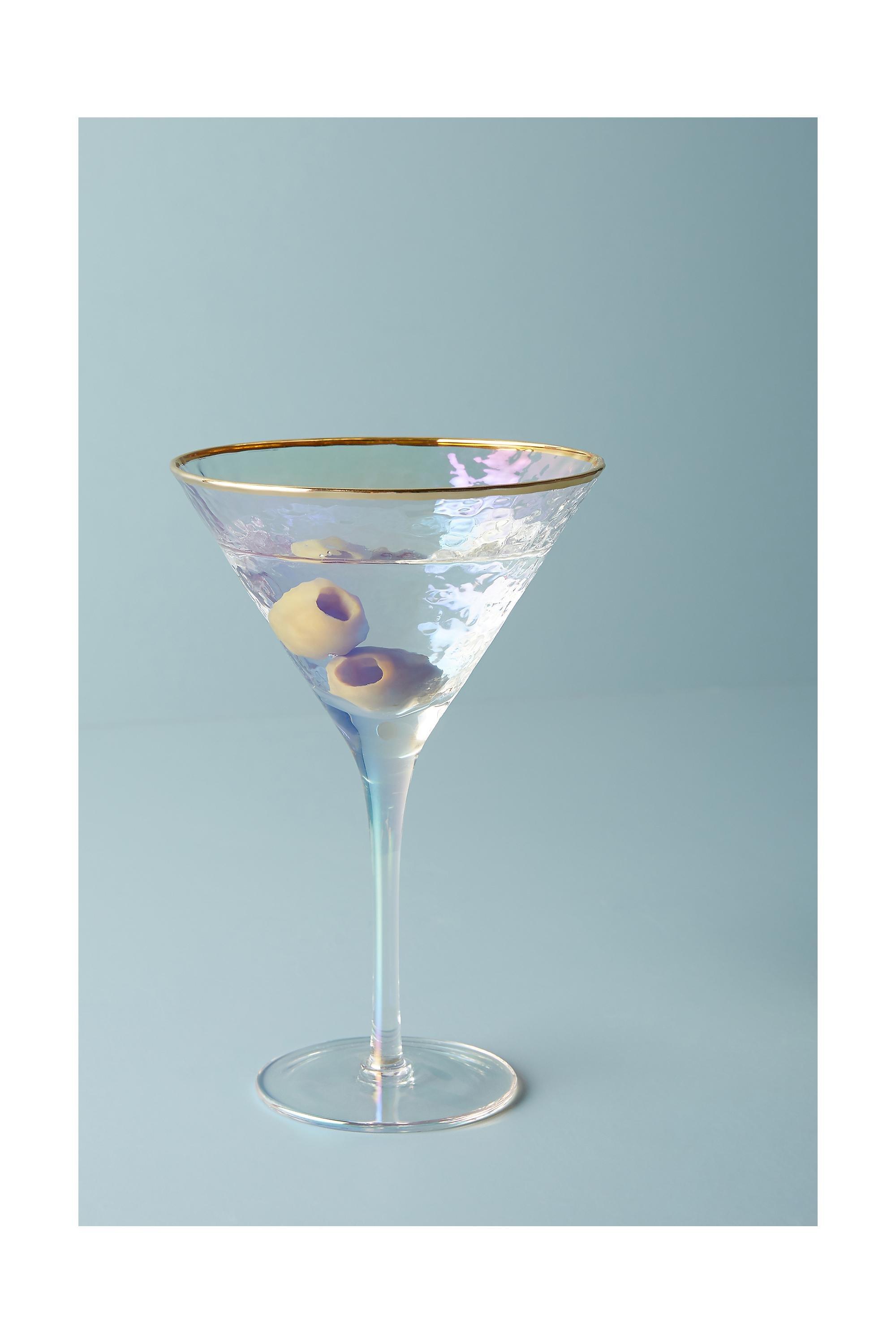 Anthropologie - Lustered Martini Glass, Oyster
