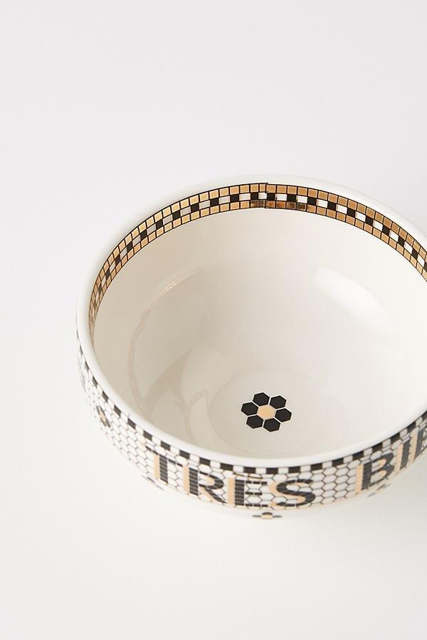 Motif Bistro Tile Nut Bowl, Black, Black, medium