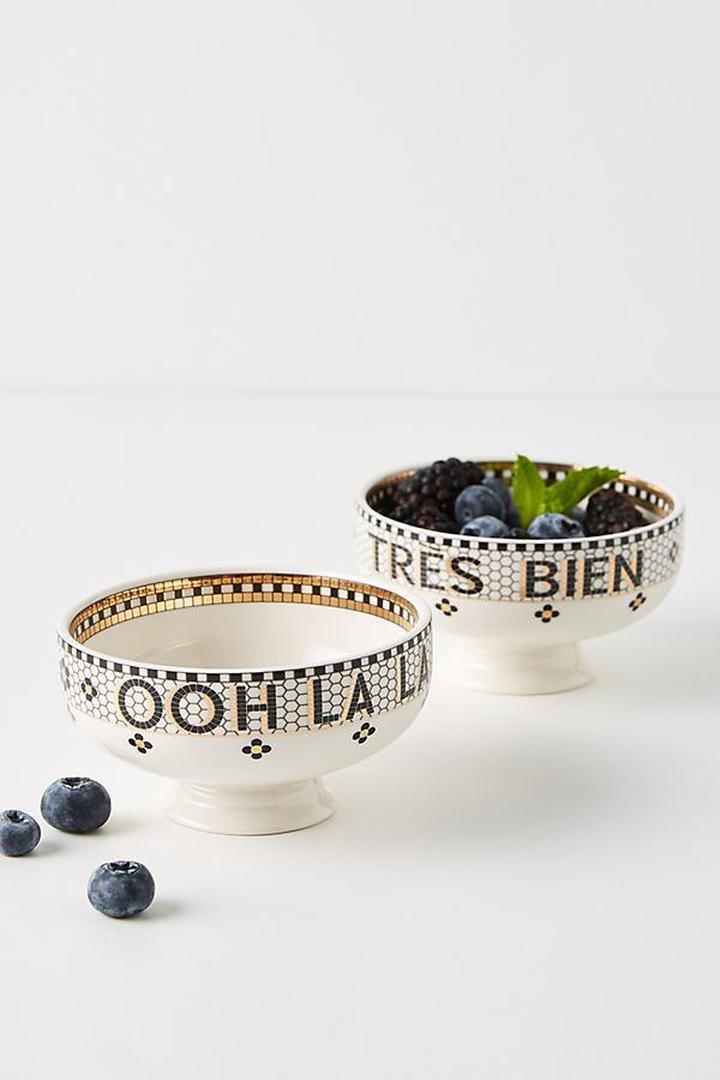 Motif Bistro Tile Nut Bowl, Black, Black, large image number 4