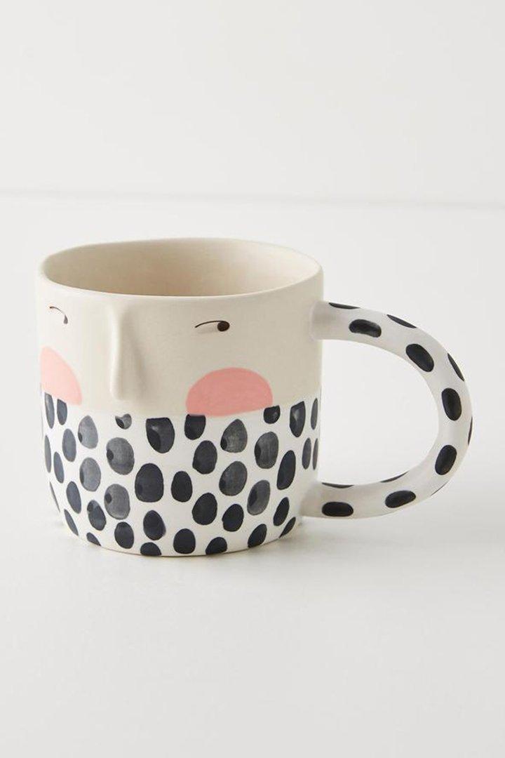 Fotini Tikkou Visage Mug, Multicolour, A501_0018, large image number 0