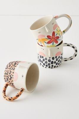 Fotini Tikkou Visage Mug, Multicolour, A501_0018, large image number 6