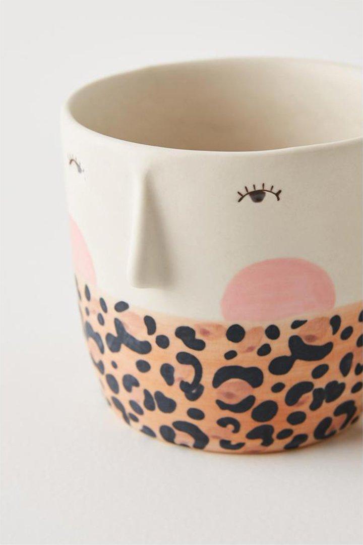 Fotini Tikkou Visage Mug, Orange, A501_0089, large image number 1