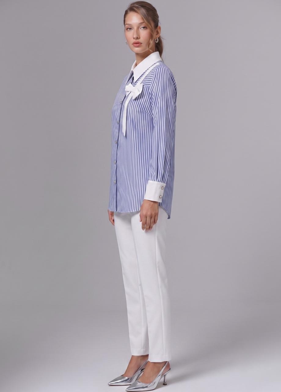 Striped Shirt, Blue, , medium