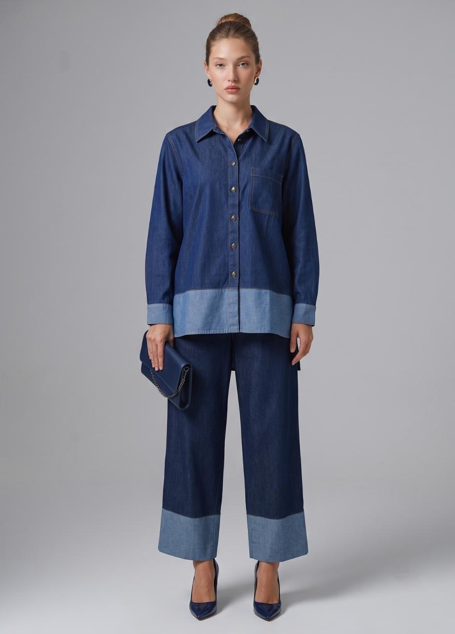 Denim Shirt, Blue, , medium