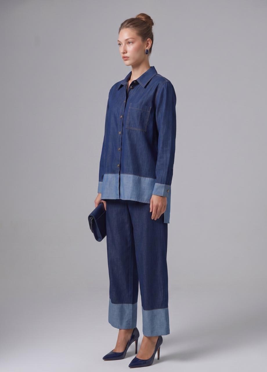 Denim Shirt, Blue, , medium