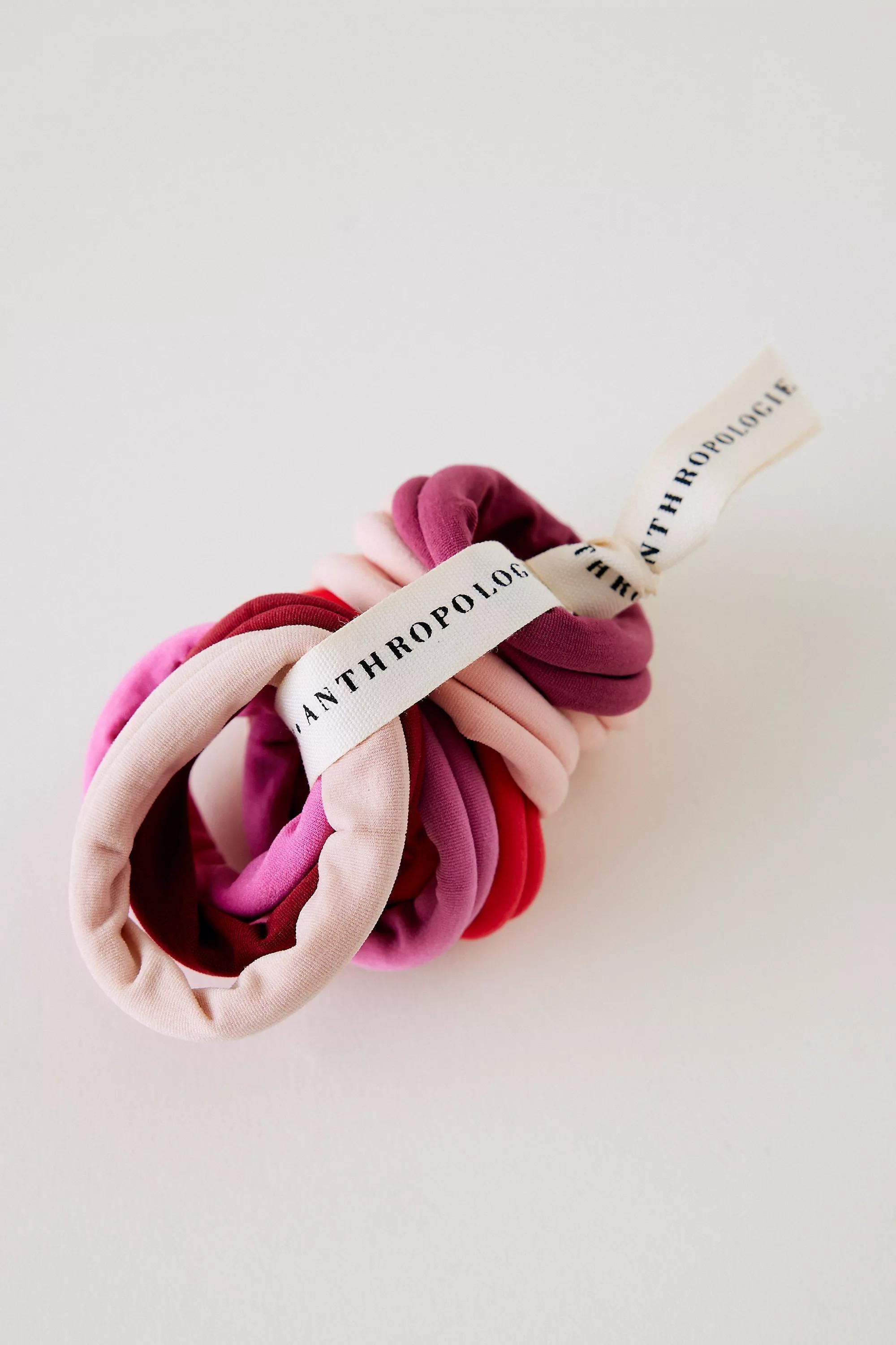 Set of 10 Hair Ties, Kids Girls, A501_0066, large image number 1