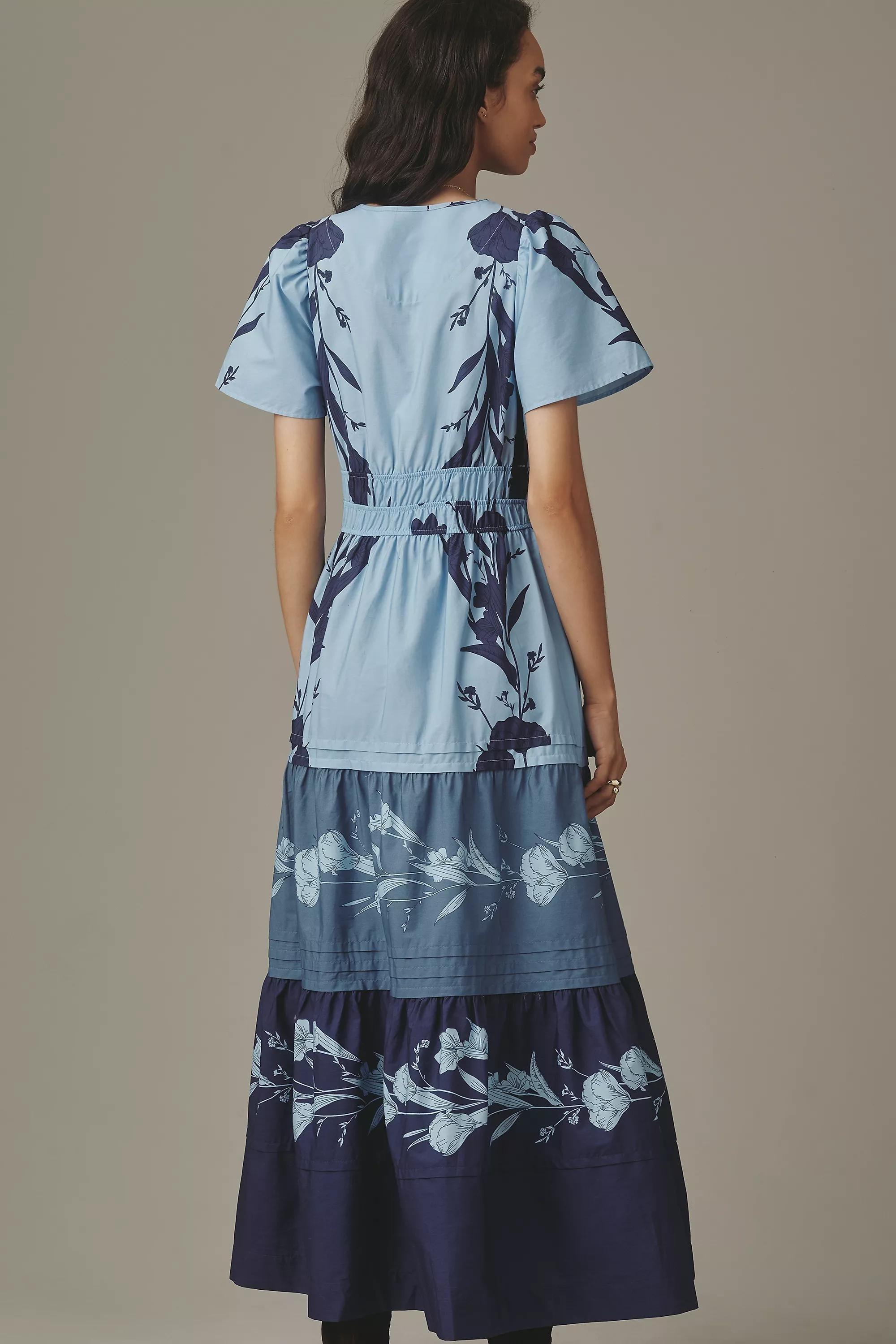 The Somerset Maxi Dress, Blue, A501_0443, large image number 1