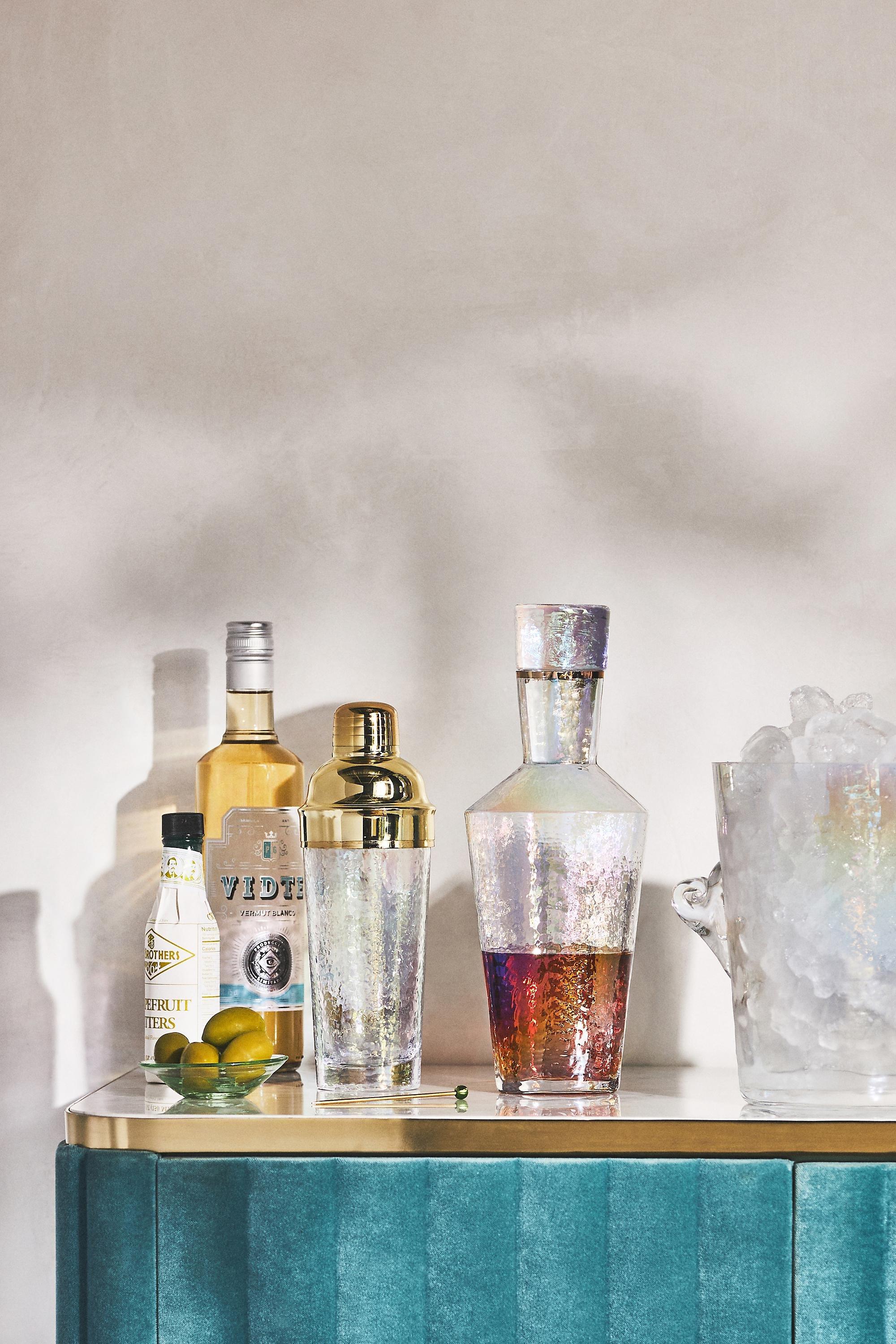 Zaza Hammered Ice Bucket, Oyster, , large image number 3