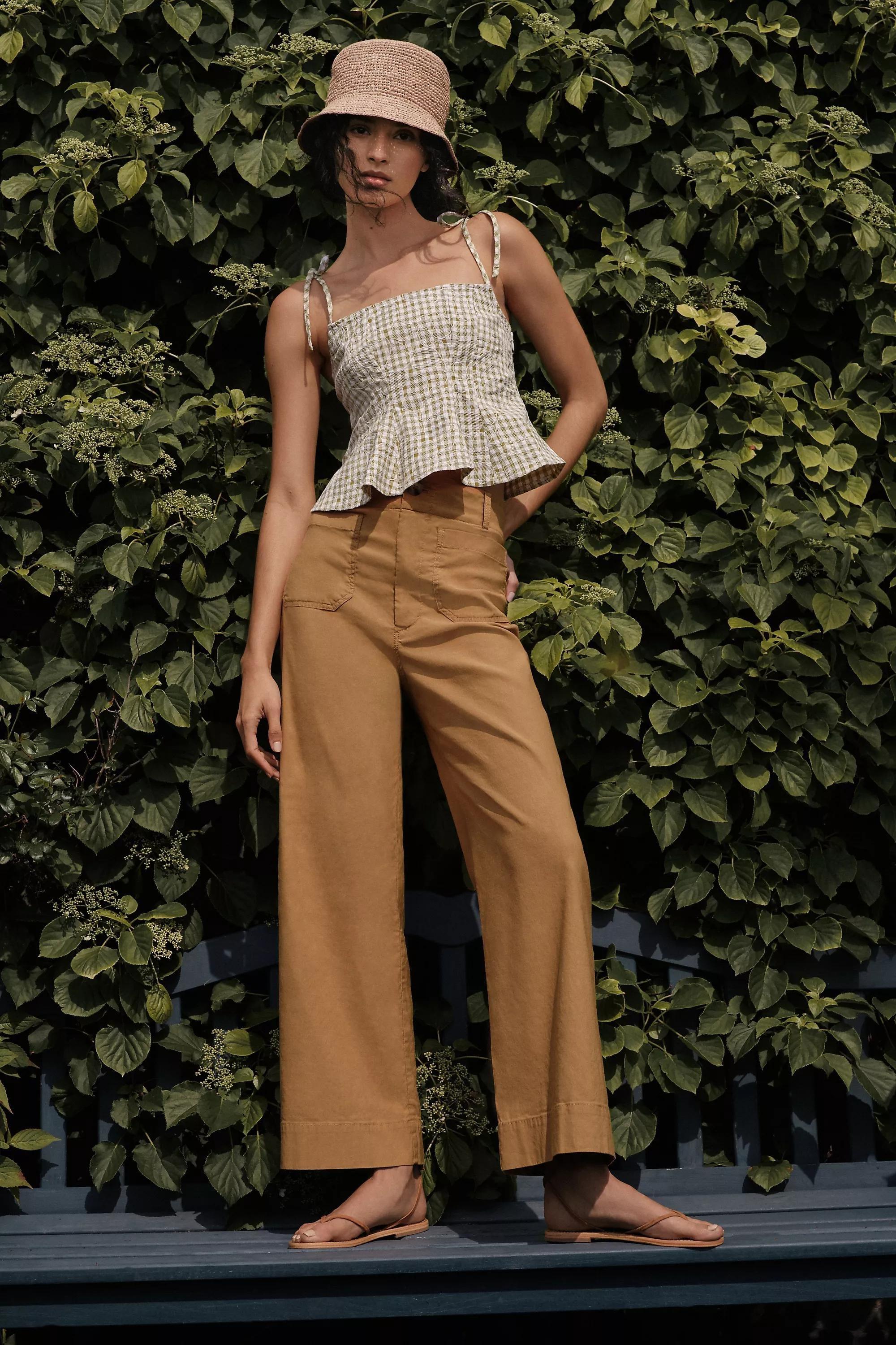 HONEY Maeve The Colette Cropped Wide-Leg Pants, , large image number 0