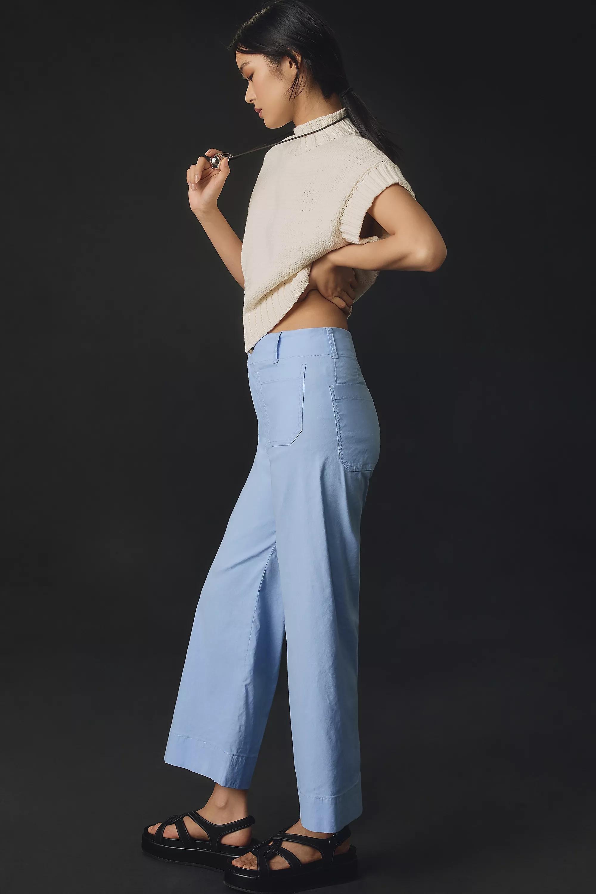 HAWAIIAN BL Maeve The Colette Cropped Wide-Leg Trousers, A501_0103, large image number 3
