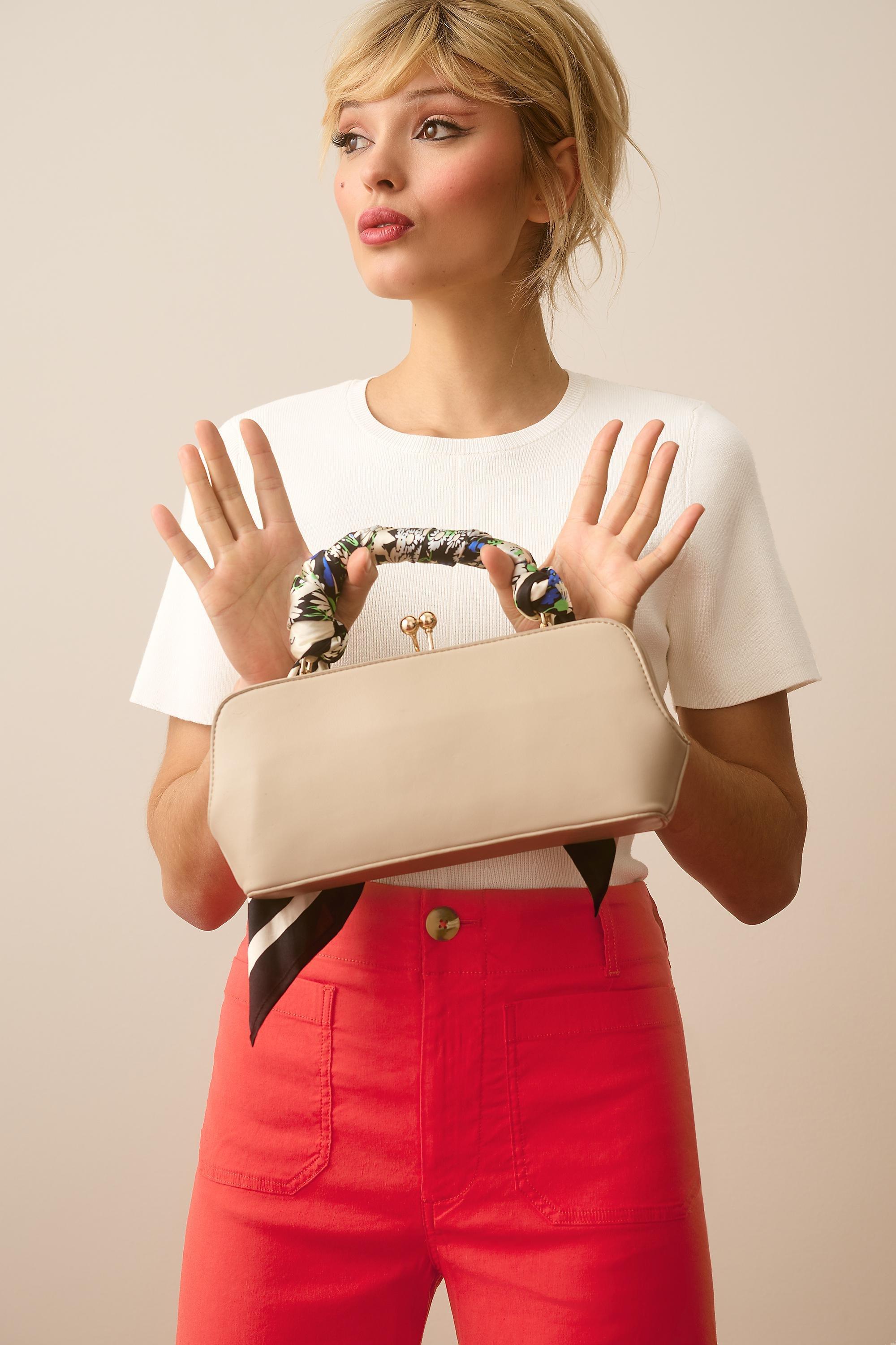 Maeve The Colette Cropped Wide-Leg Trousers, Red, A501_0645, large image number 2