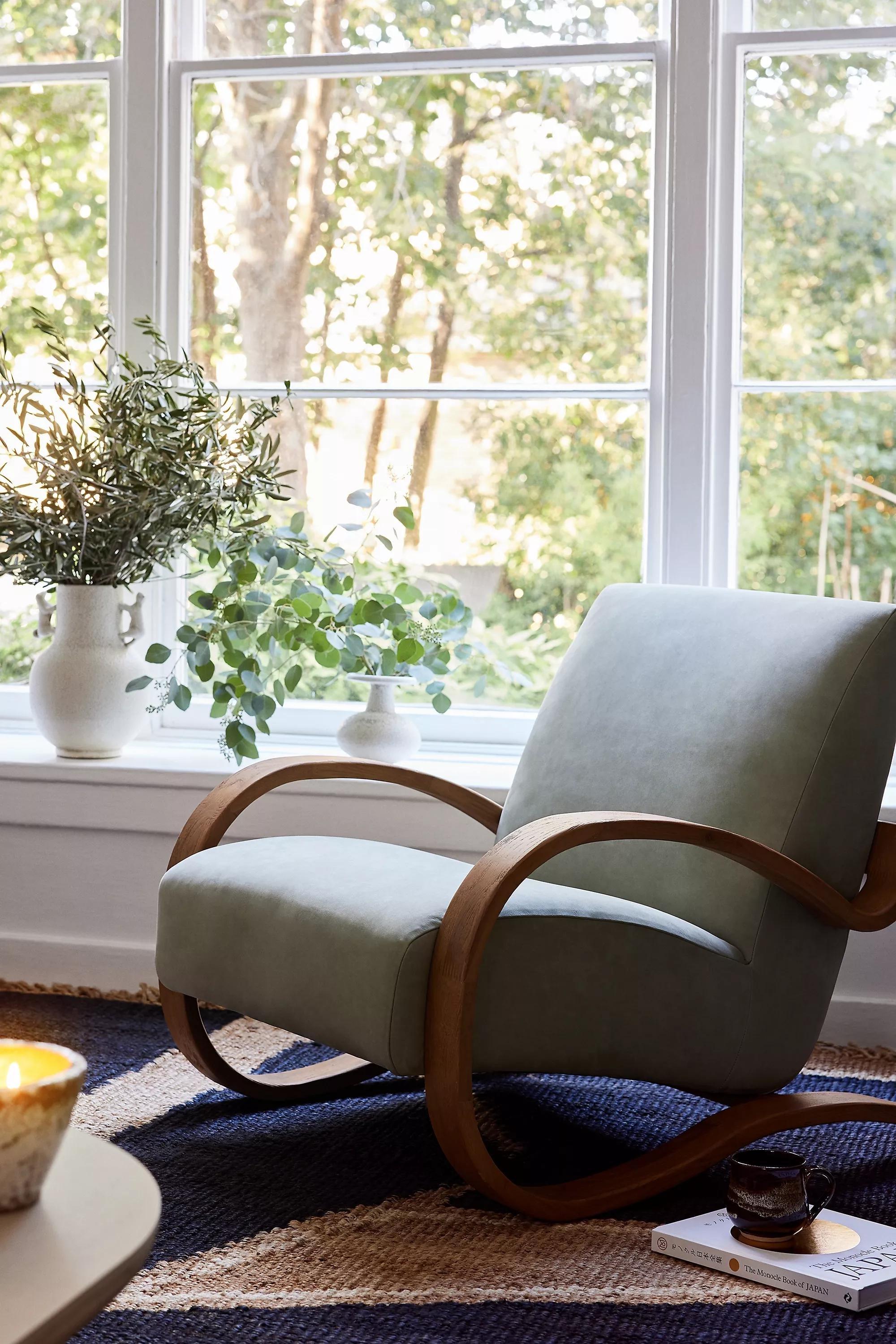 Leather Lounge Chair, Herbin, , large image number 0