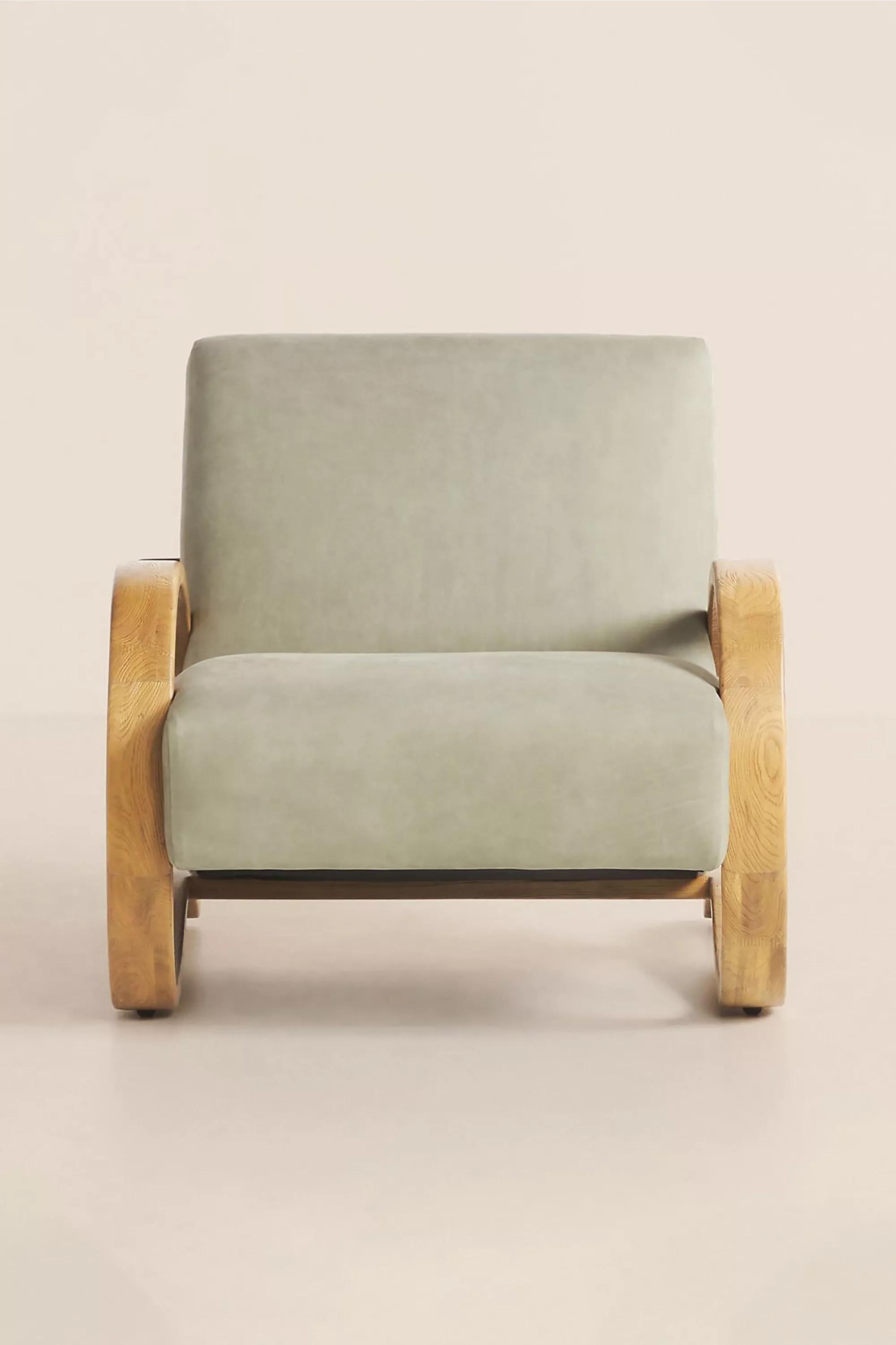 Leather Lounge Chair, Herbin, , large image number 2