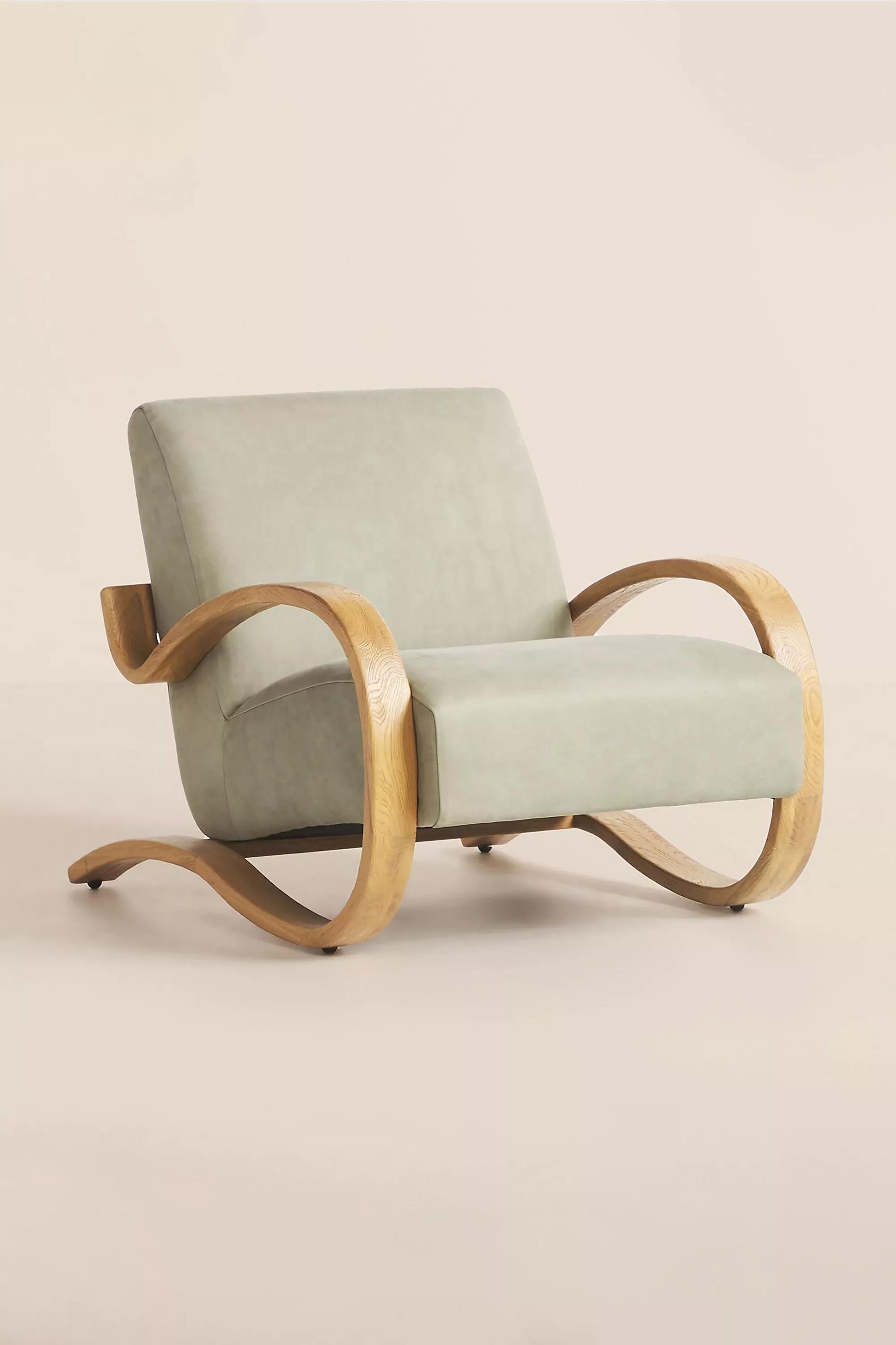 Leather Lounge Chair, Herbin, , large image number 4