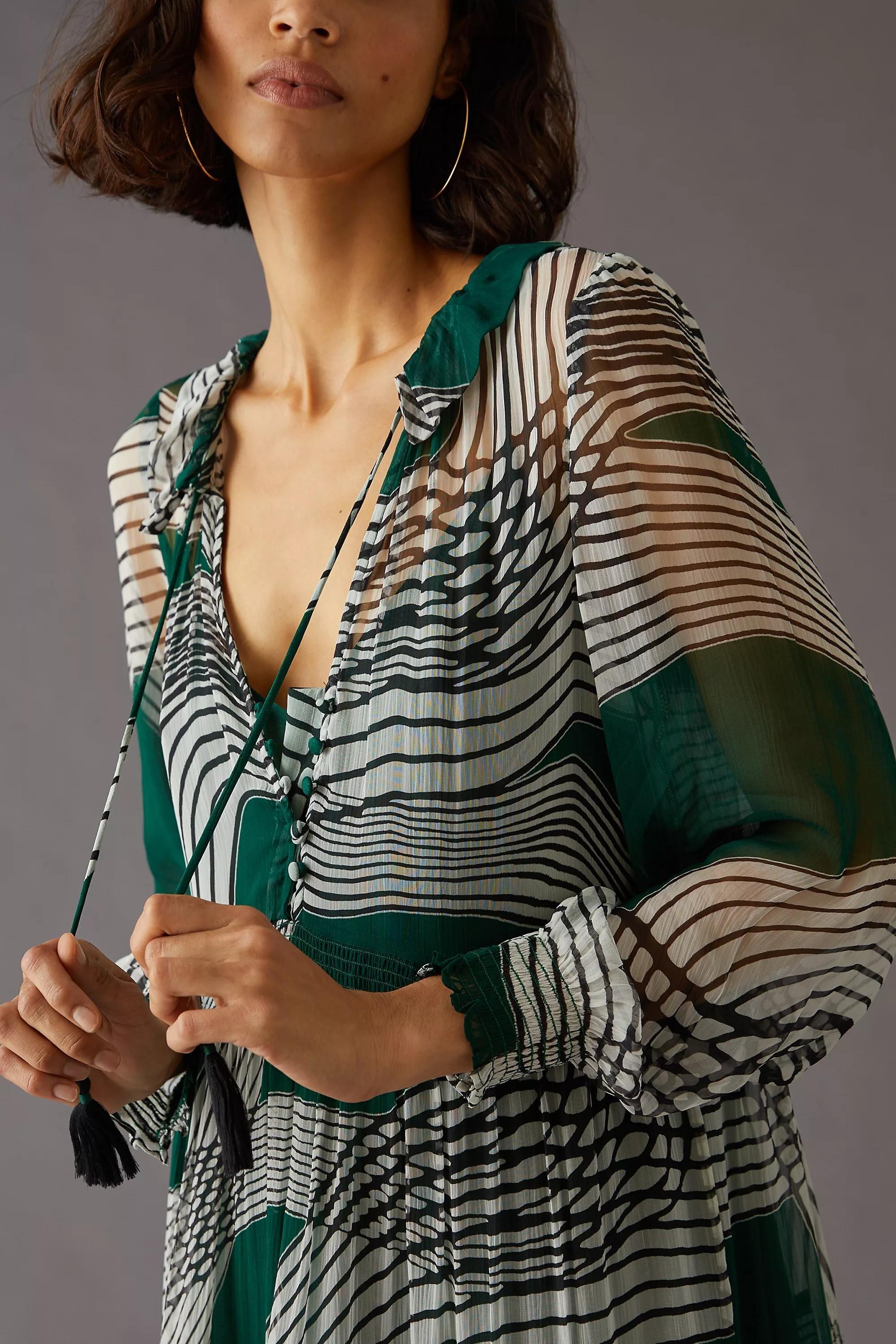 GN The Marais Printed Chiffon Maxi Dress, , large image number 3