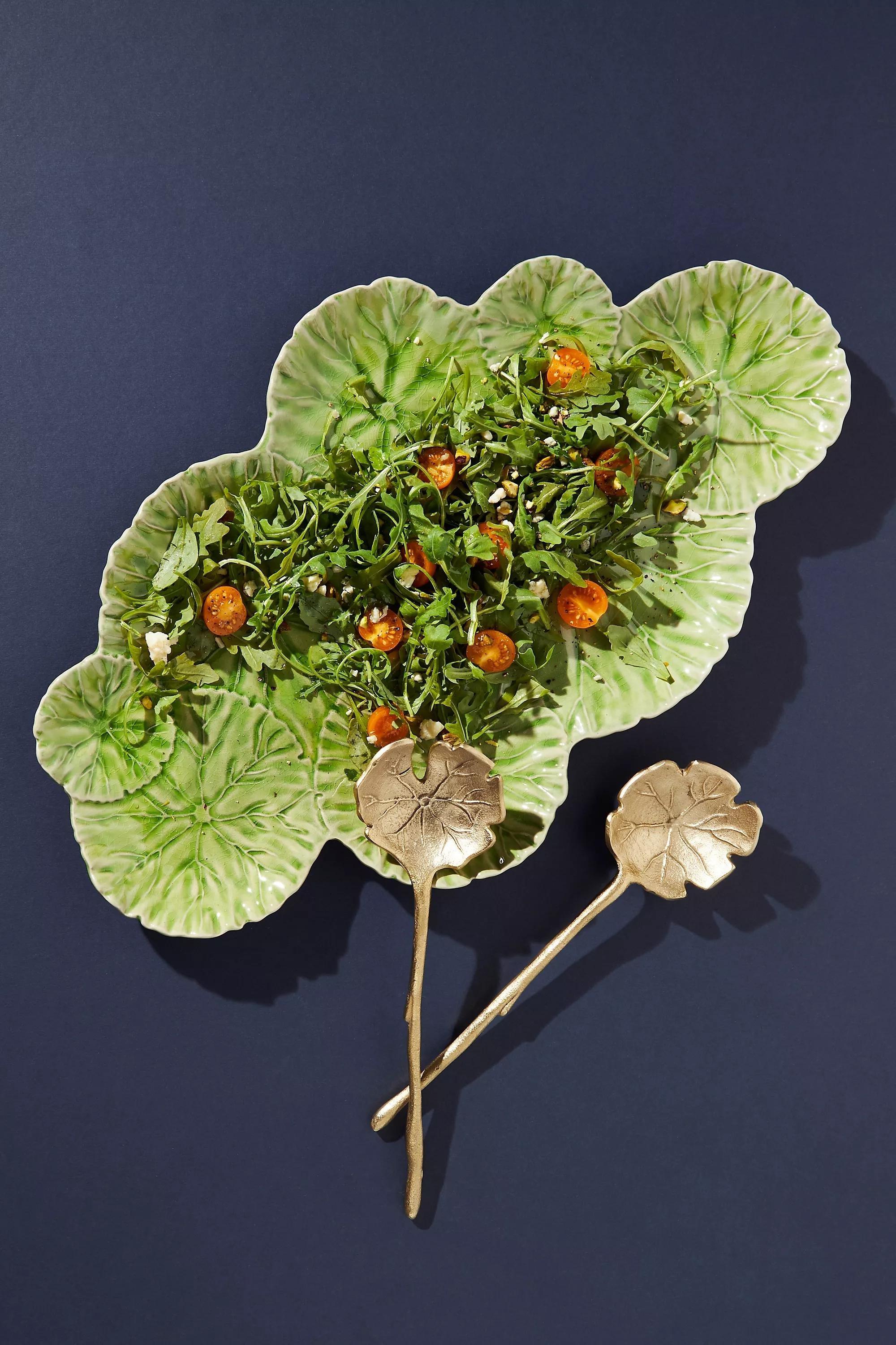Lilypad Platter, Green, A501_0098, large image number 1