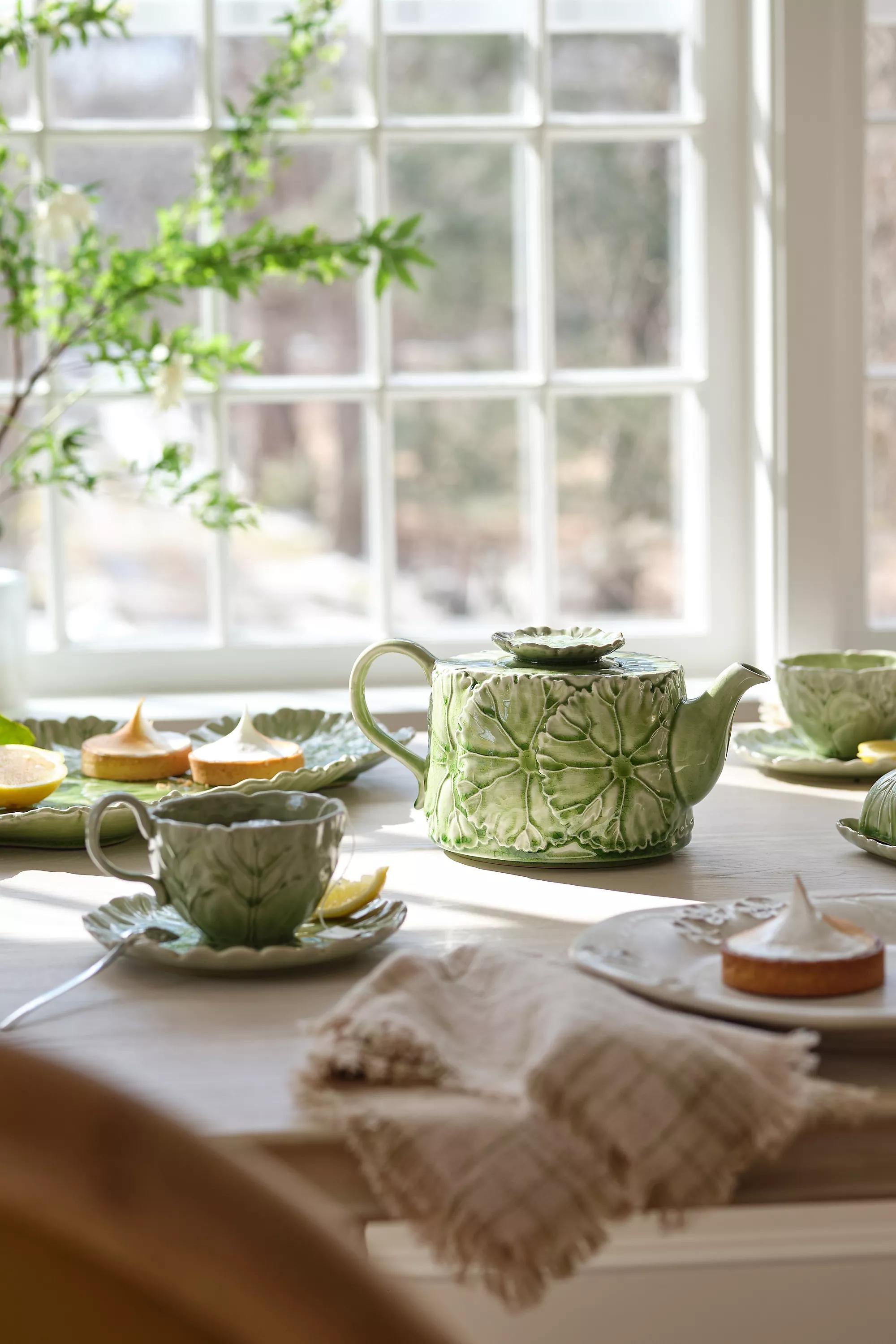 Lilypad Platter, Green, A501_0098, large image number 4