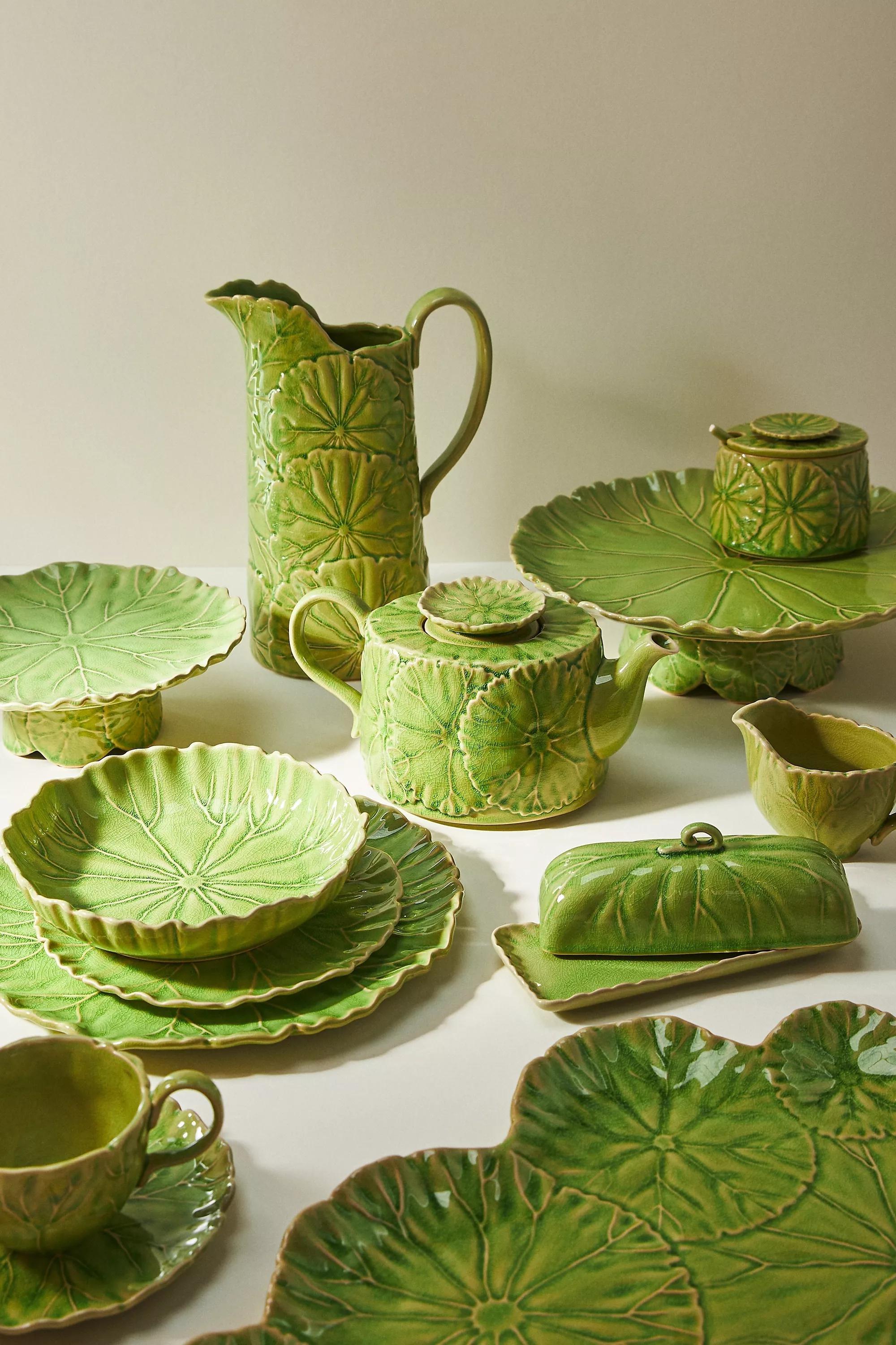 Lilypad Platter, Green, A501_0098, large image number 5