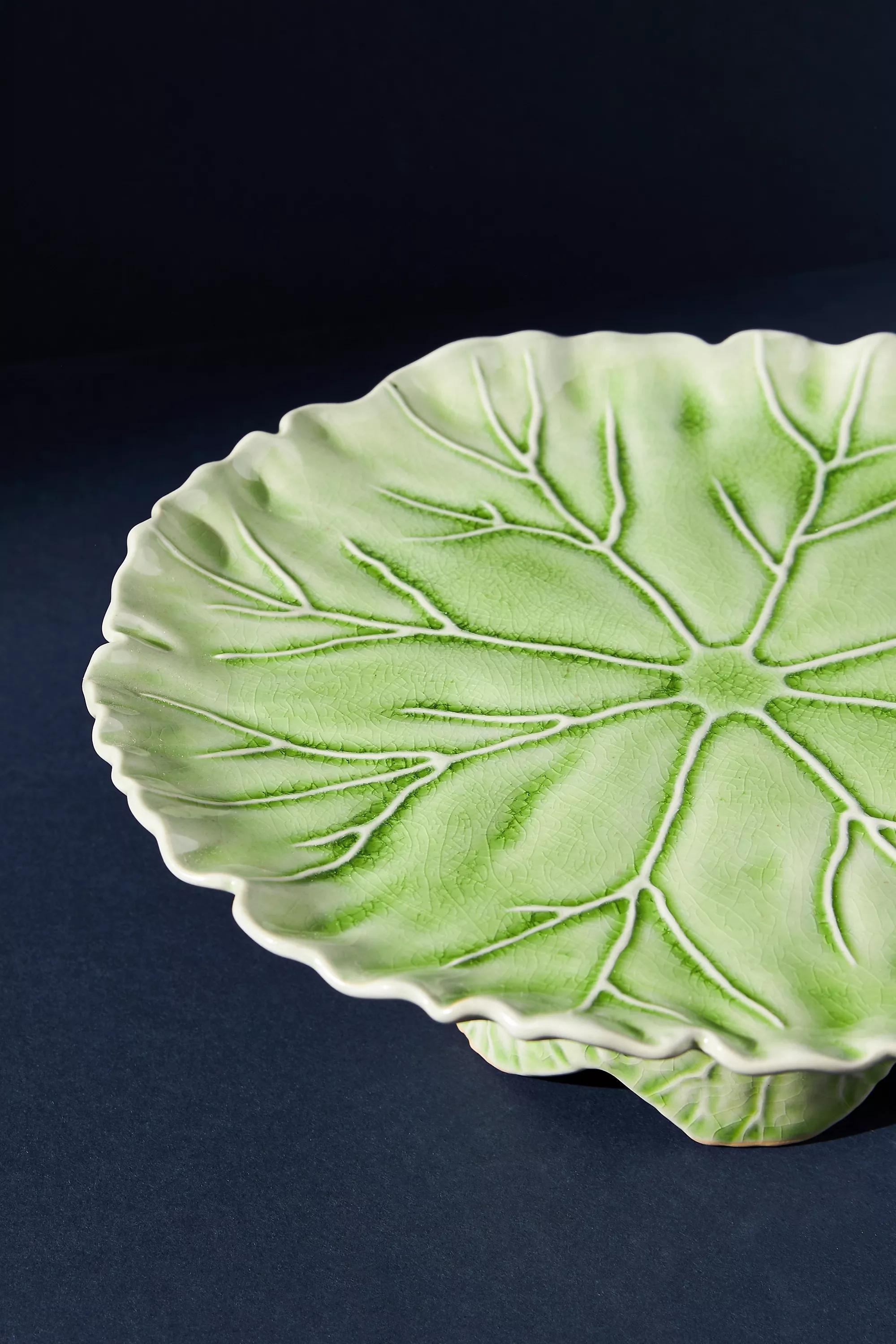 Large Lilypad Cake Stand, Green, A501_0098, large image number 3