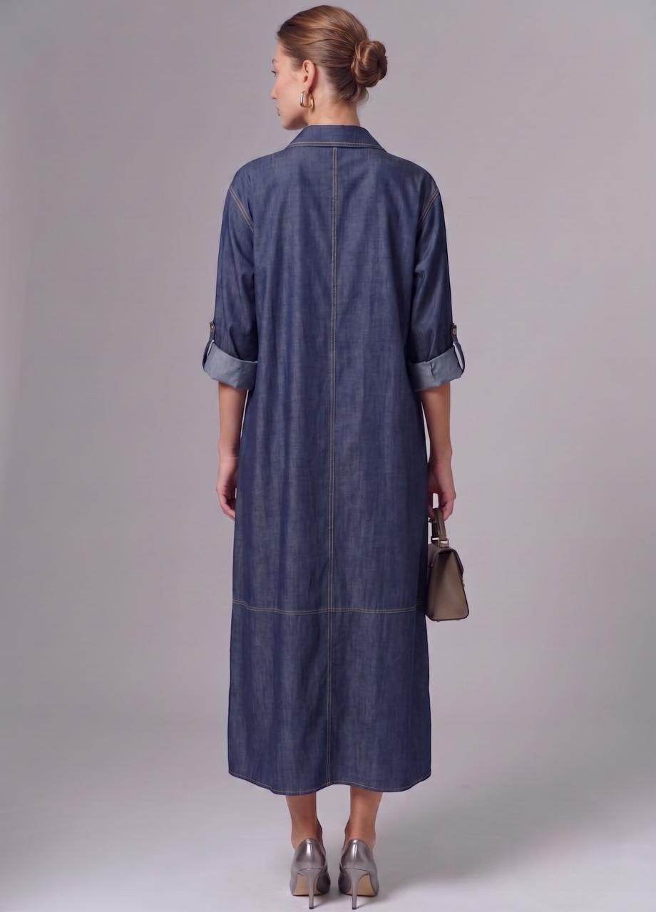 Denim Dress, Blue, , large image number 1