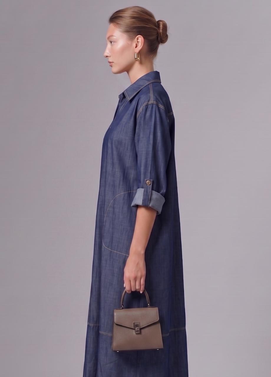 Denim Dress, Blue, , medium