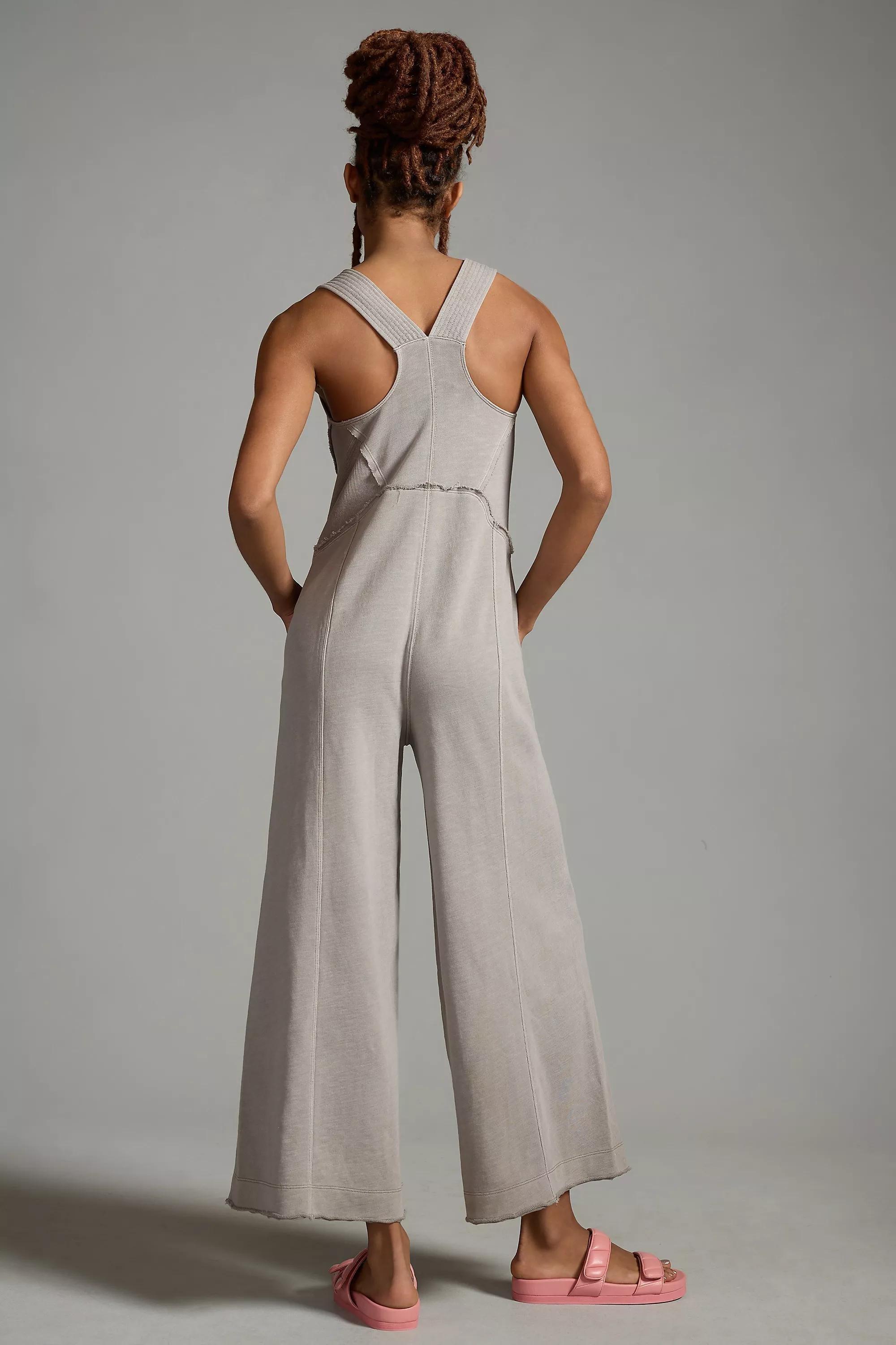 Daily Practice By Anthropologie The Palmra Jumpsuit, Grey, , large image number 1