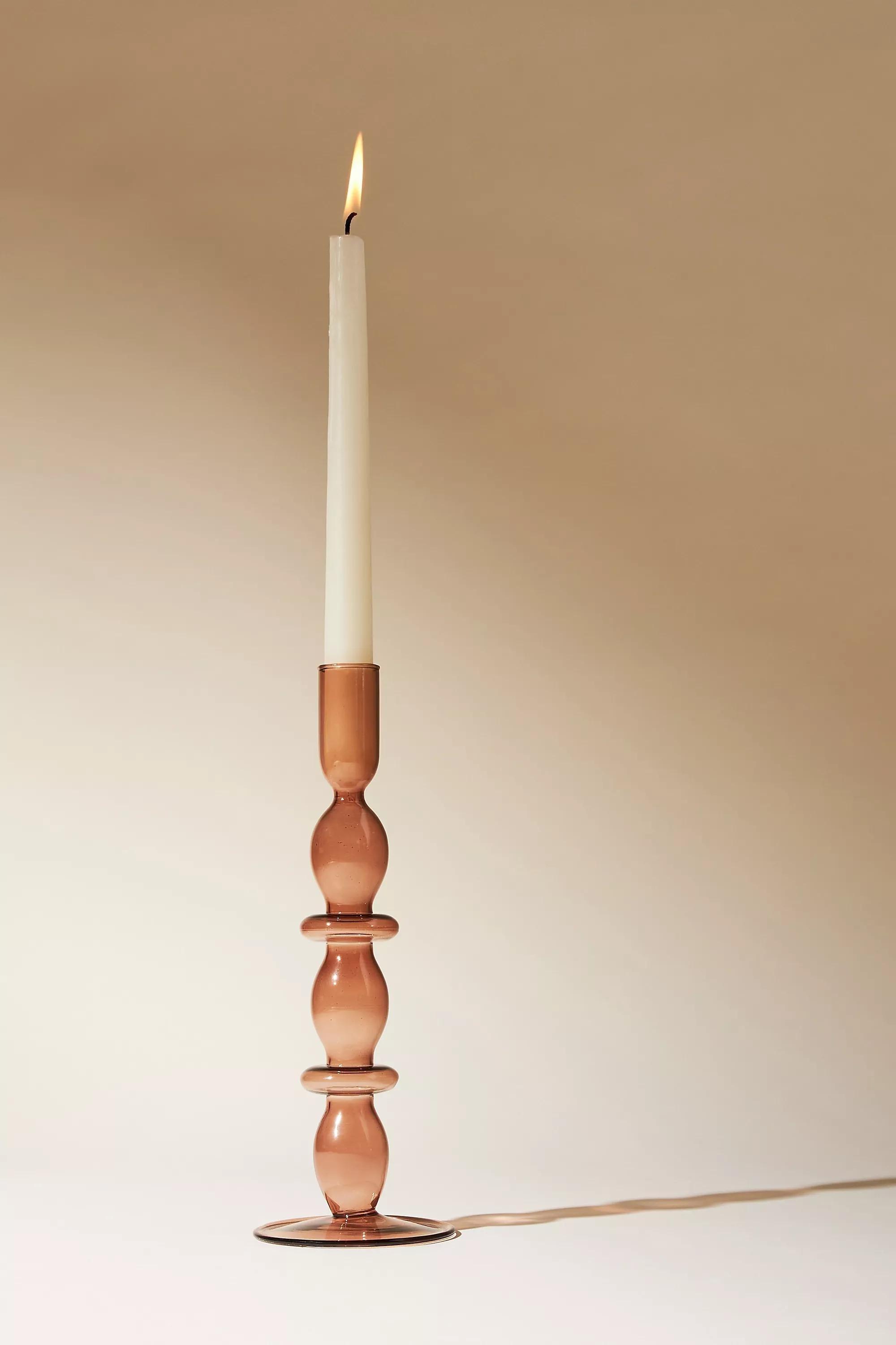 Anthropologie - Delaney Taper Candle Holder, Bronze