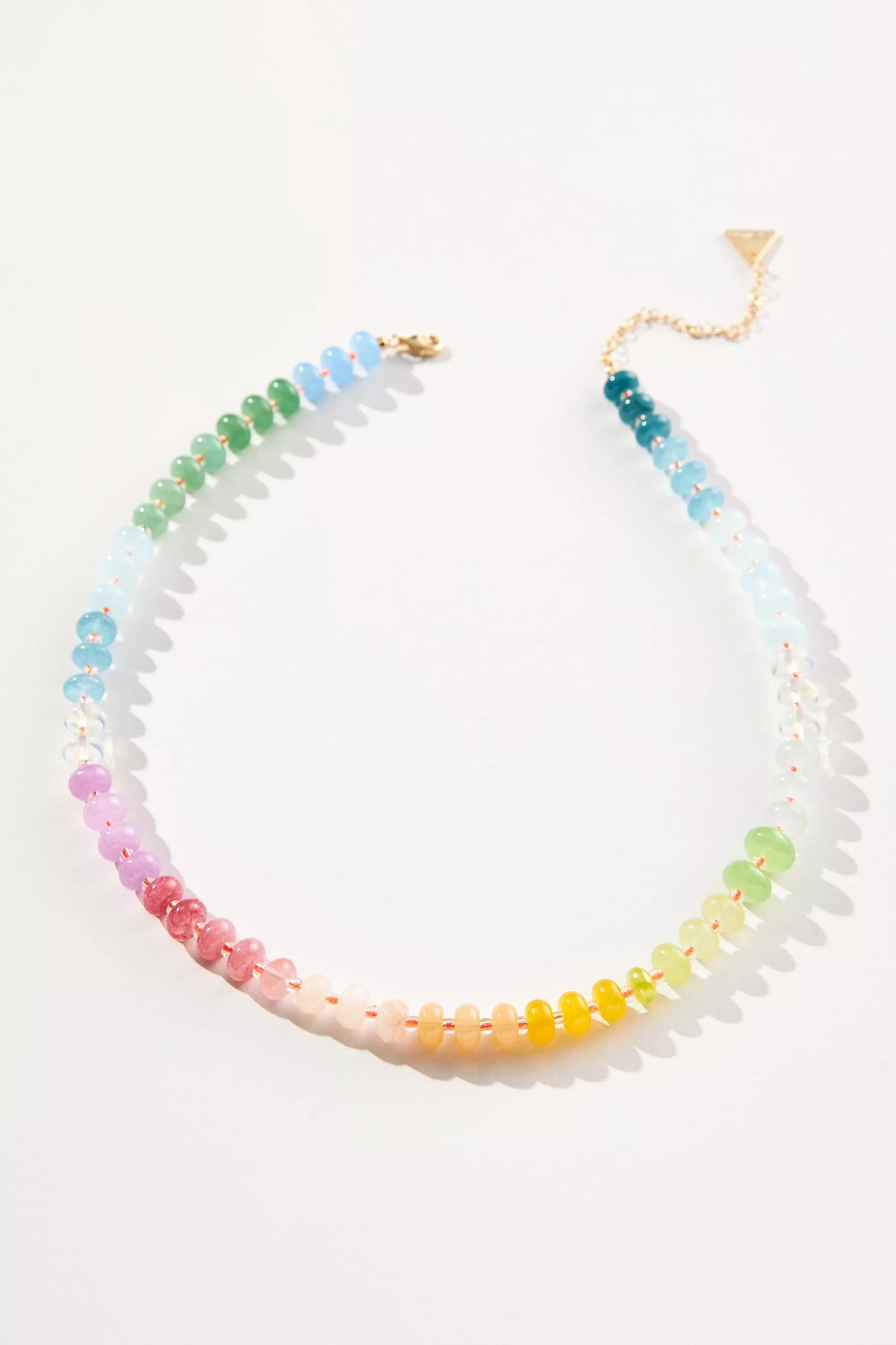 Rainbow Stone Necklace, A501_0068, large image number 0