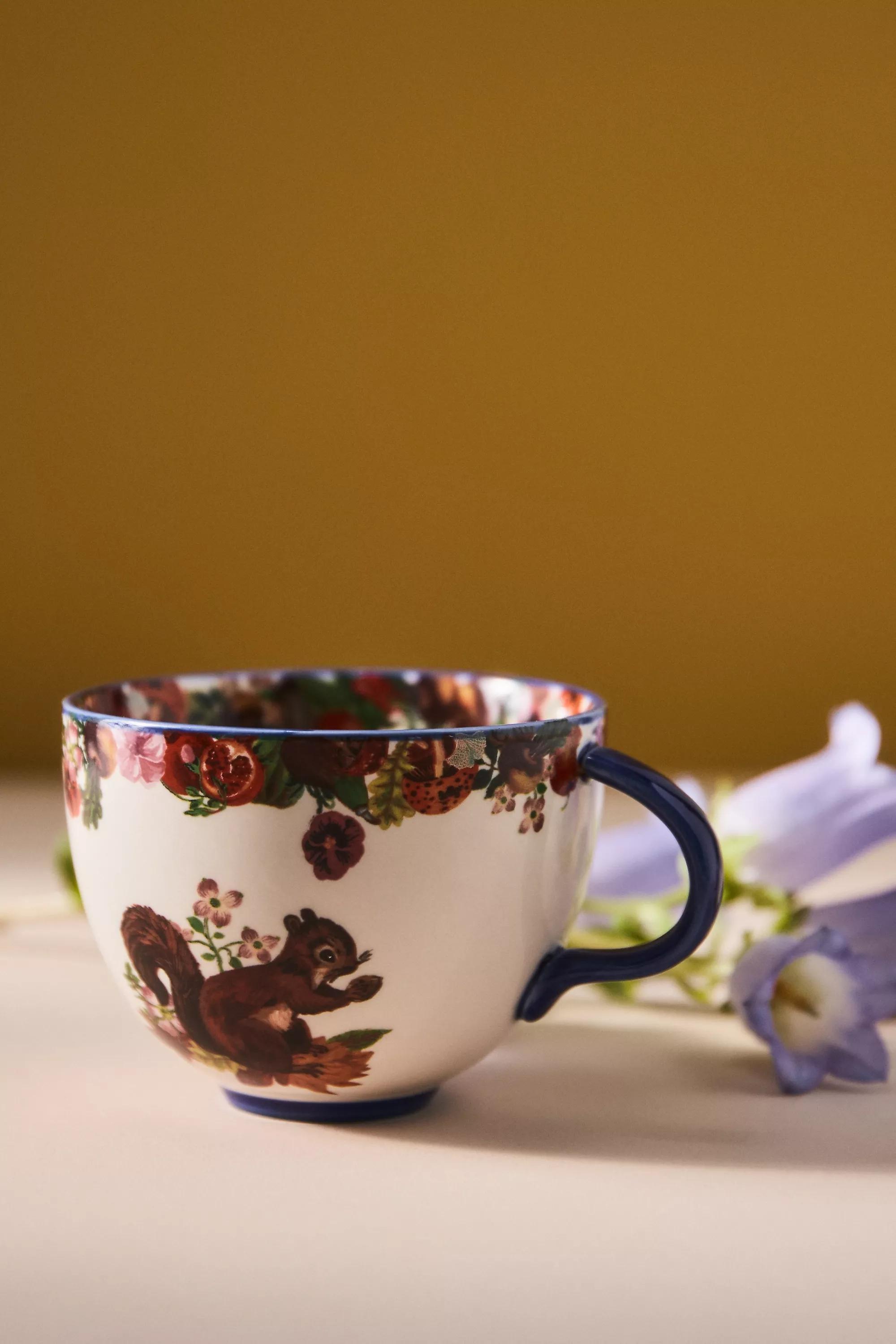 Nathalie Lete Motif Mug, Multicolour, A501_0049, large image number 0