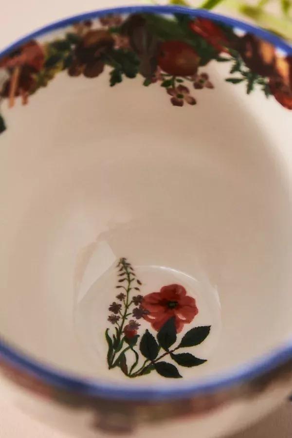 Nathalie Lete Motif Mug, Multicolour, A501_0049, large image number 2