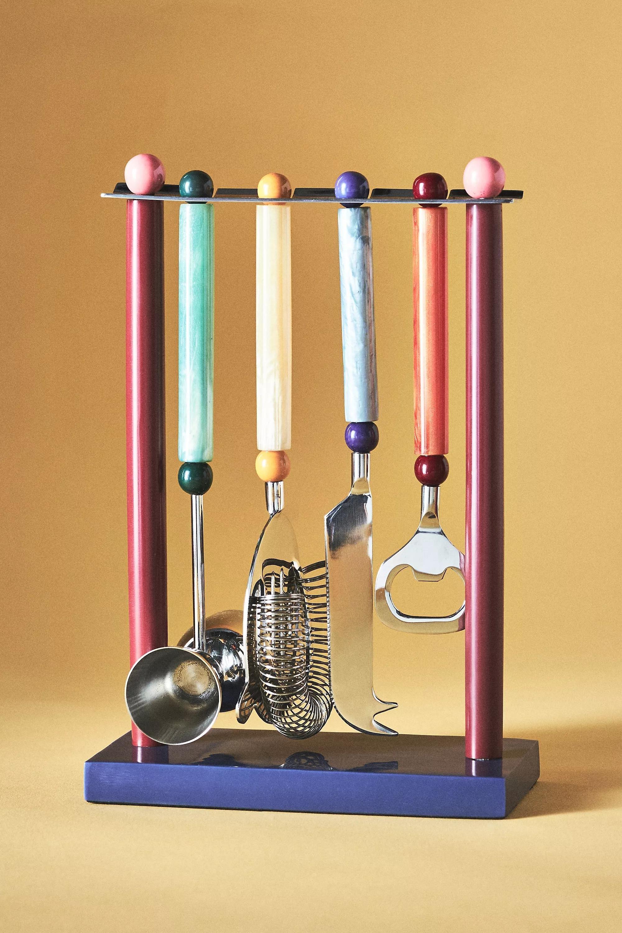 Matilda Goad &Amp; Co. Bar Tools Set, Multicolour, A501_0000, large image number 1