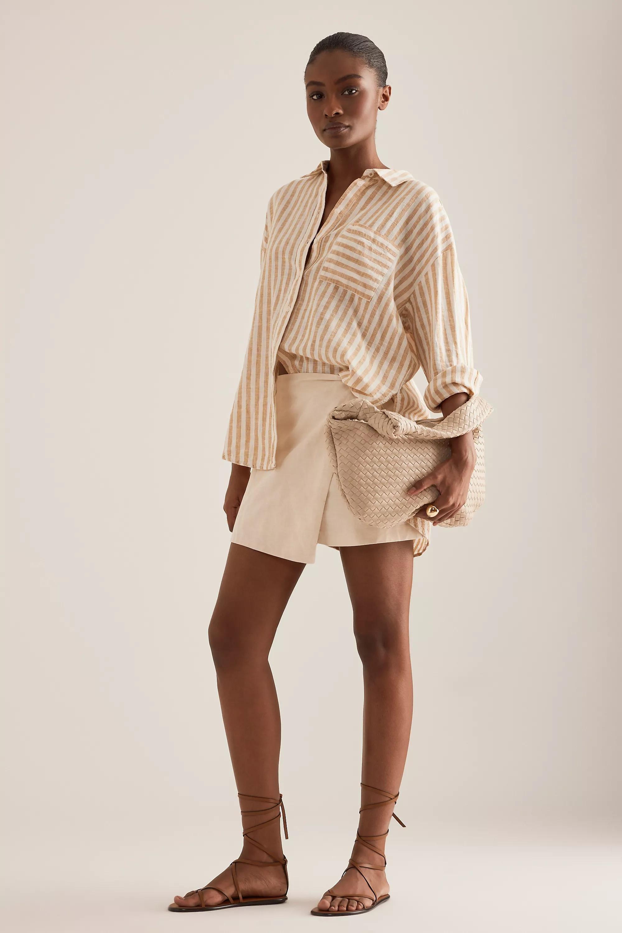 Brigette Large Satchel, White, A501_0011, medium