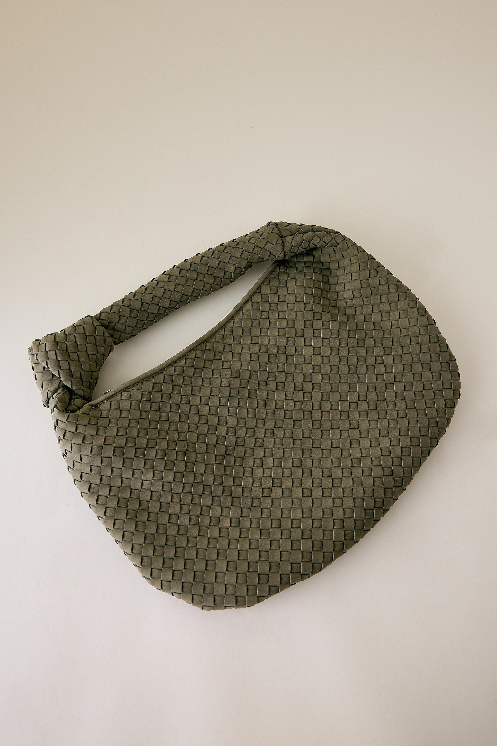 Melie Bianco Brigitte Large Faux Leather Shoulder Bag, Green, Green, large image number 1