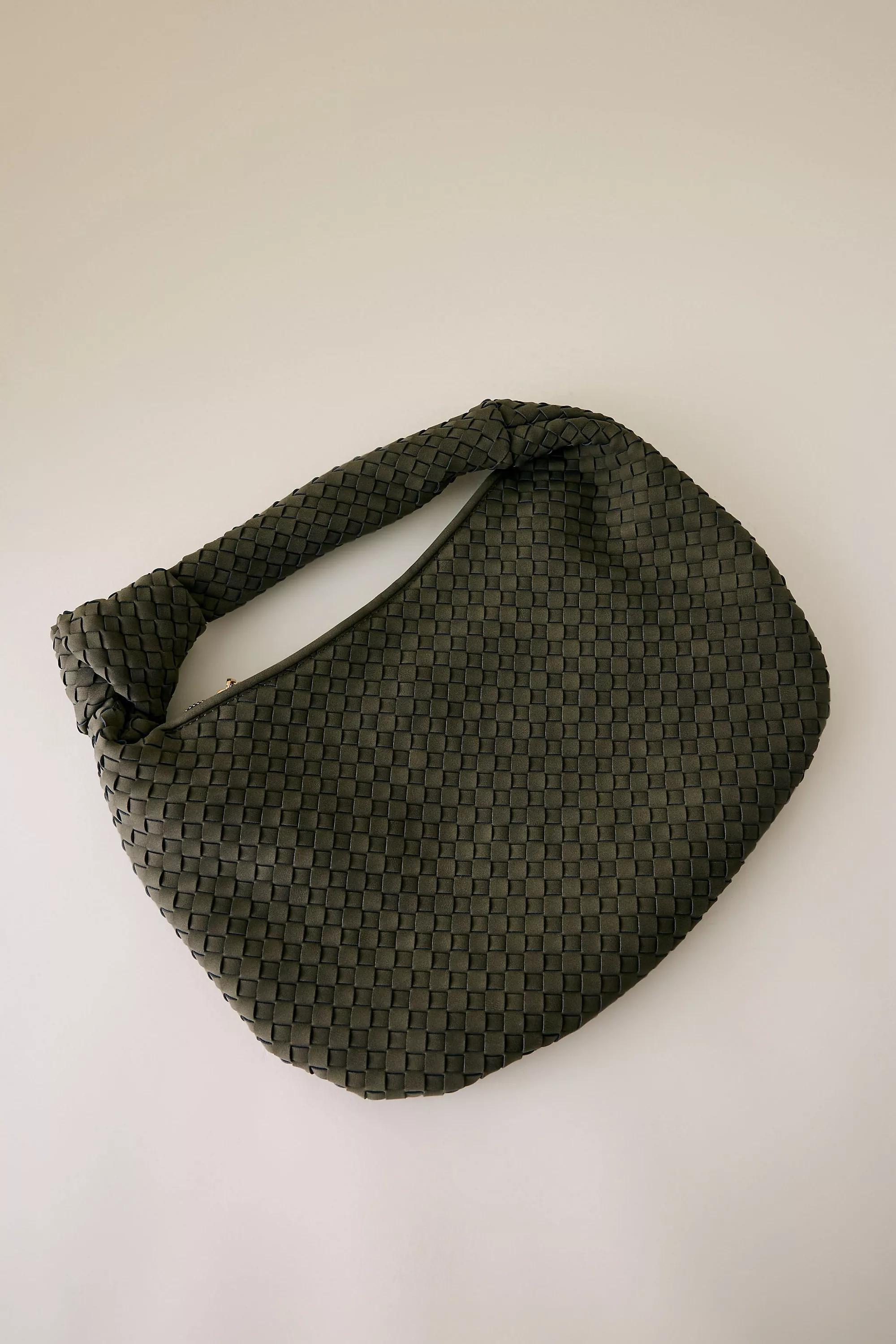 Melie Bianco Brigitte Large Faux Leather Shoulder Bag, Green, Green, large image number 4