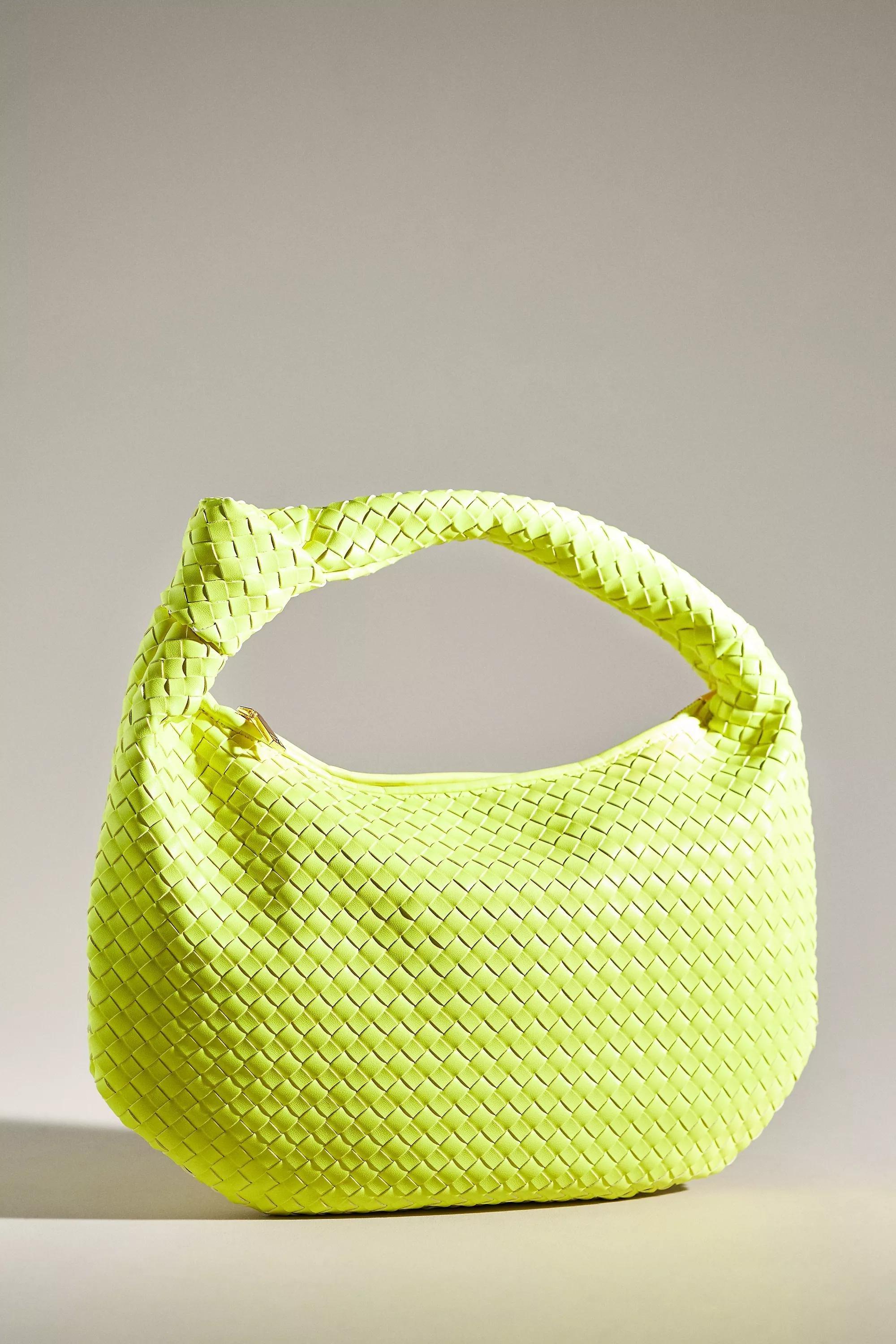 Melie Bianco Brigitte Large Satchel, Yellow, A501_0714, medium