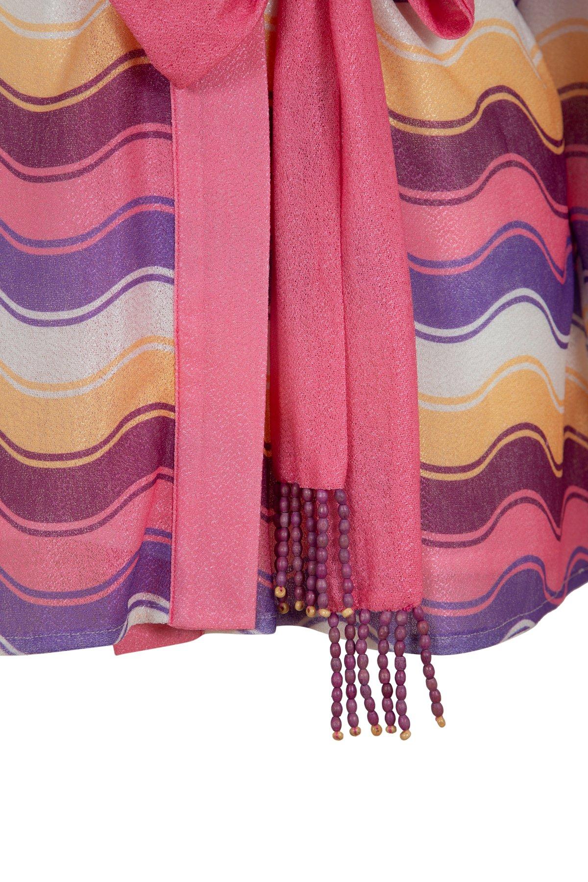 Striped Cardigan, Pink, , large image number 1