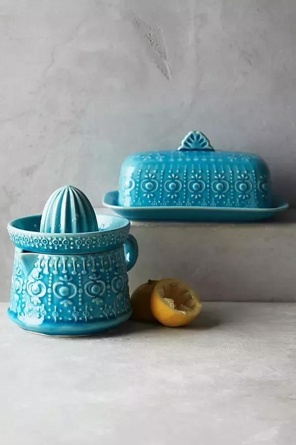 Anthropologie - Gisela Juicer Jug, TURQUOISE