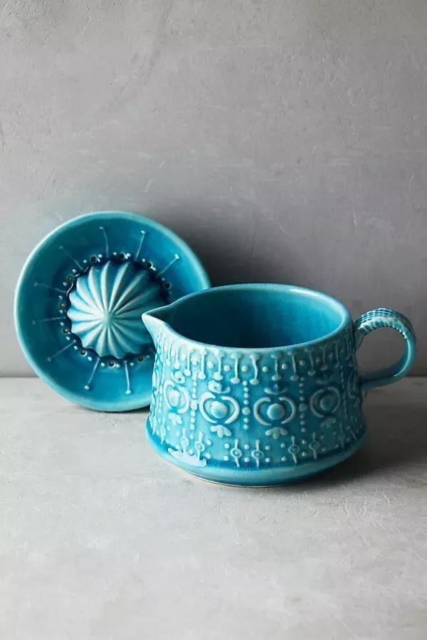 Anthropologie - Gisela Juicer Jug, TURQUOISE