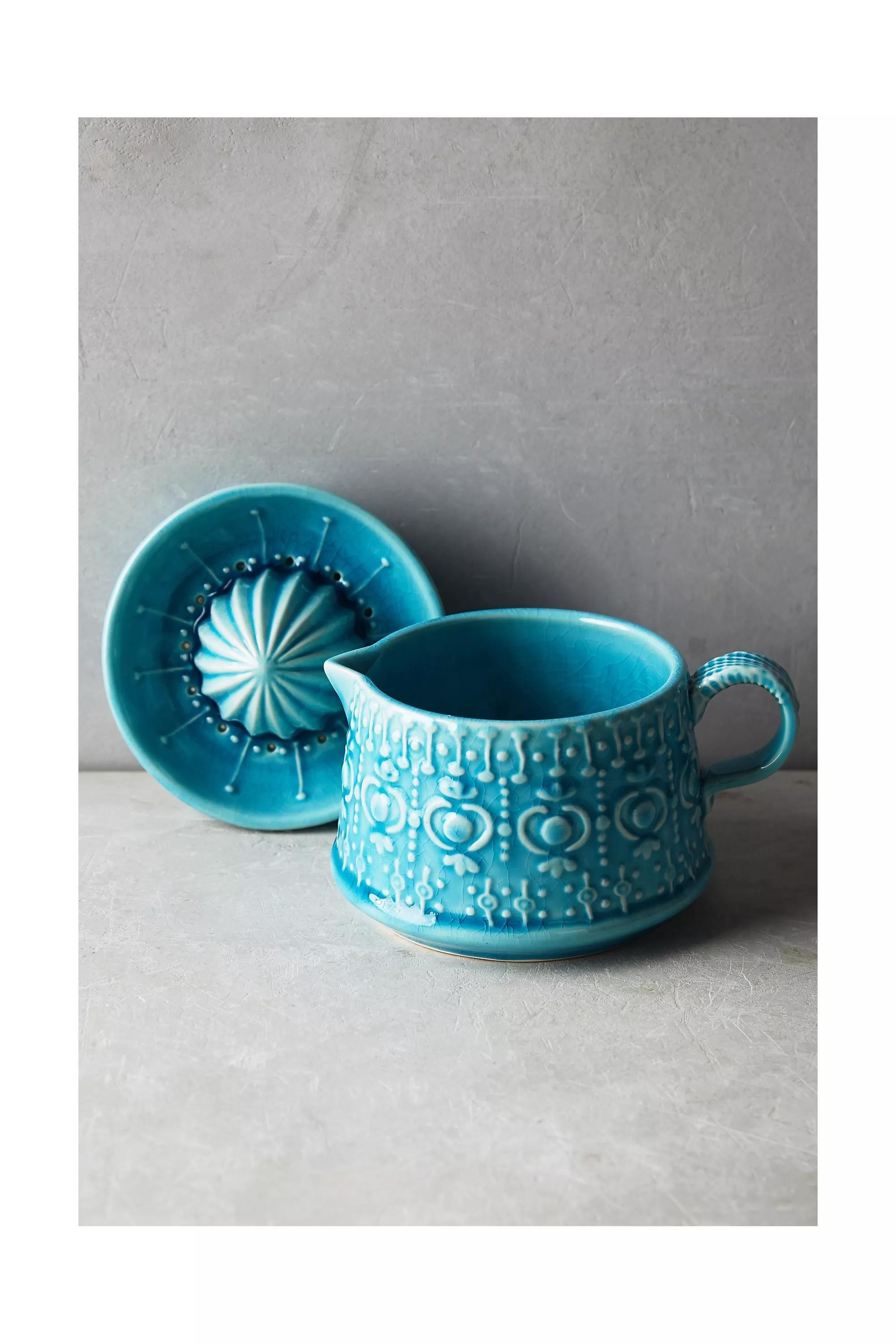 Anthropologie - Gisela Juicer Jug, TURQUOISE