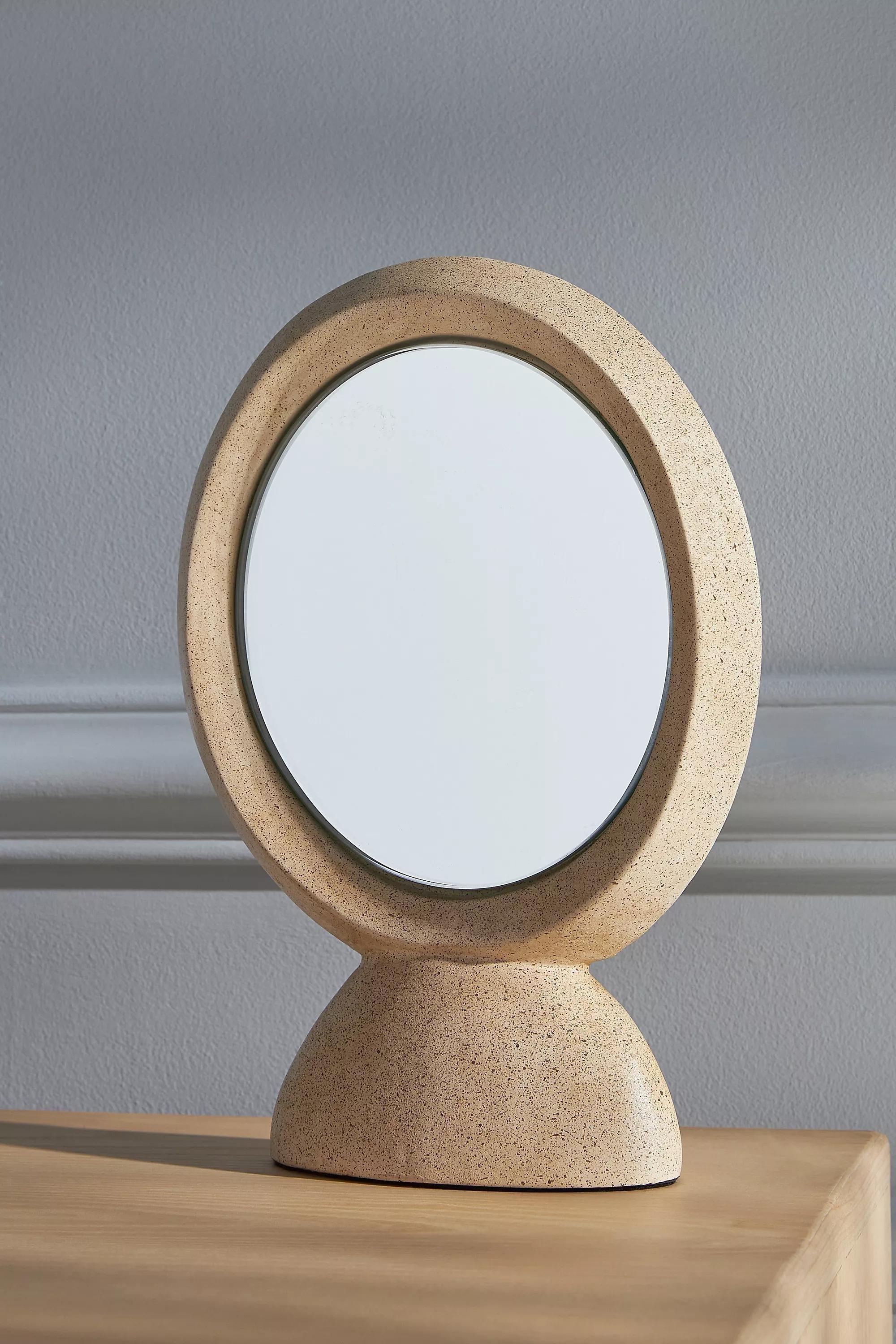 Gaia Vanity Mirror, Ivory, , large image number 1
